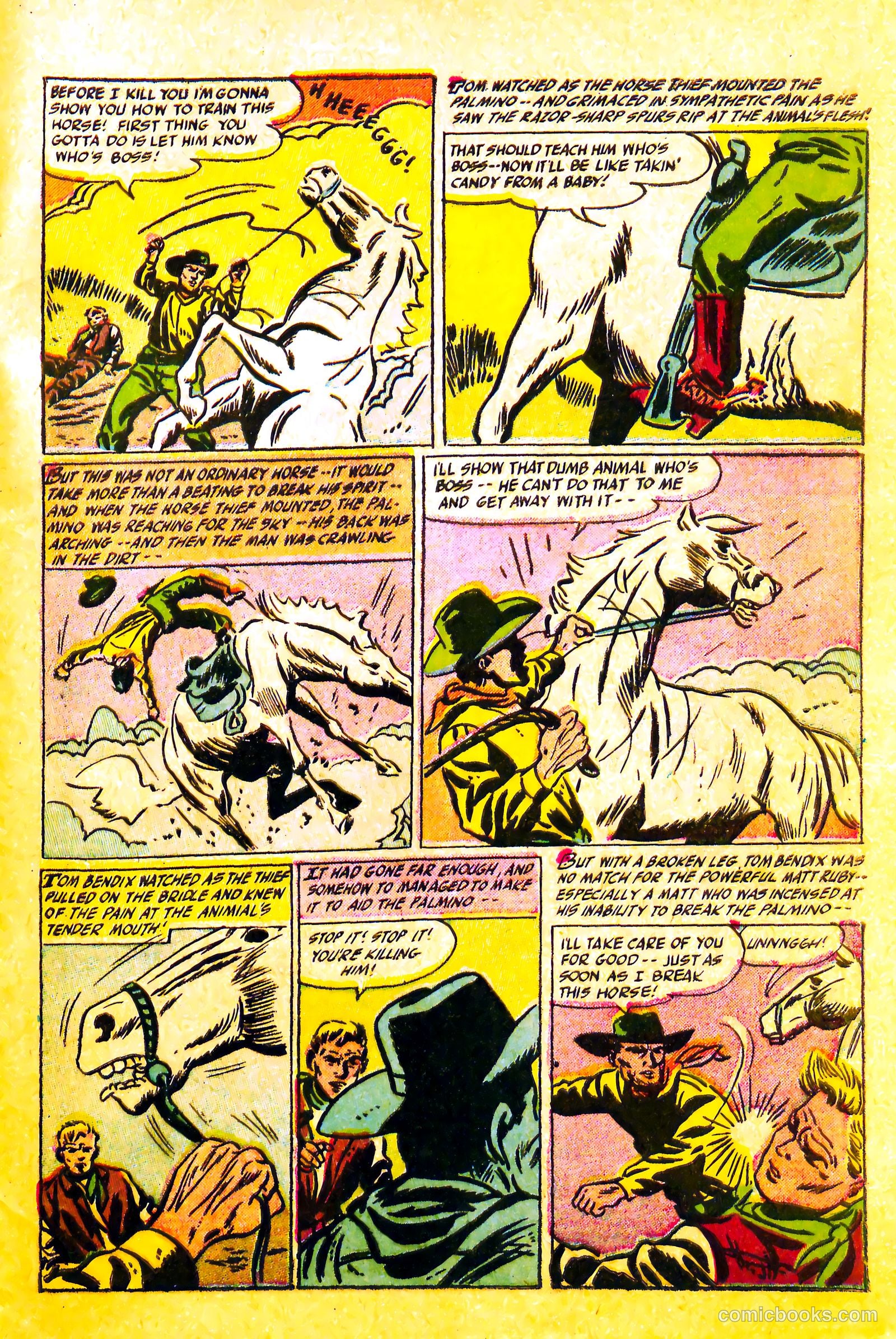 Western Rough Riders #1 (1954) — page 31 of 36