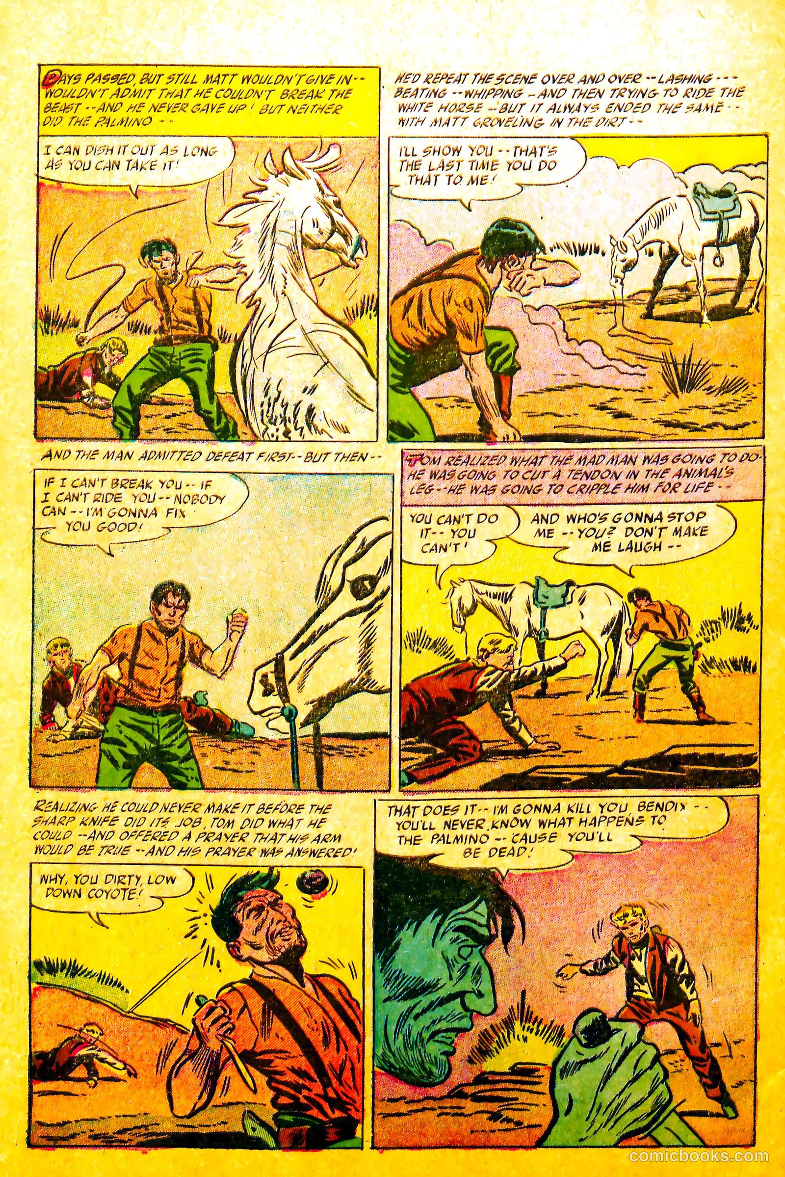 Western Rough Riders #1 (1954) — page 32 of 36