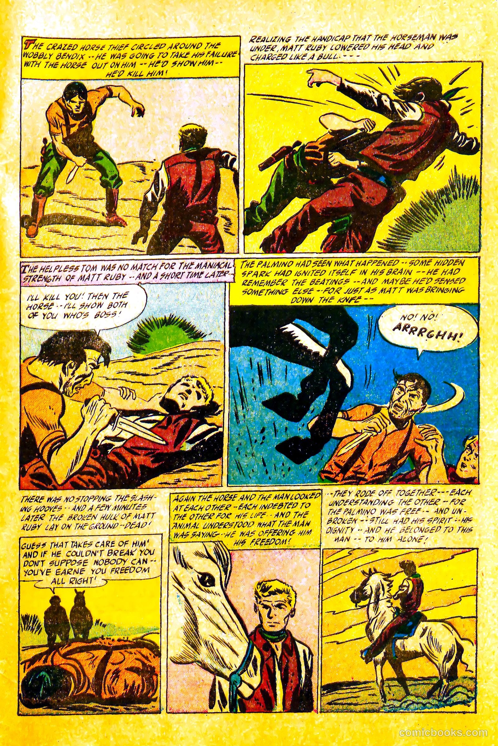 Western Rough Riders #1 (1954) — page 33 of 36