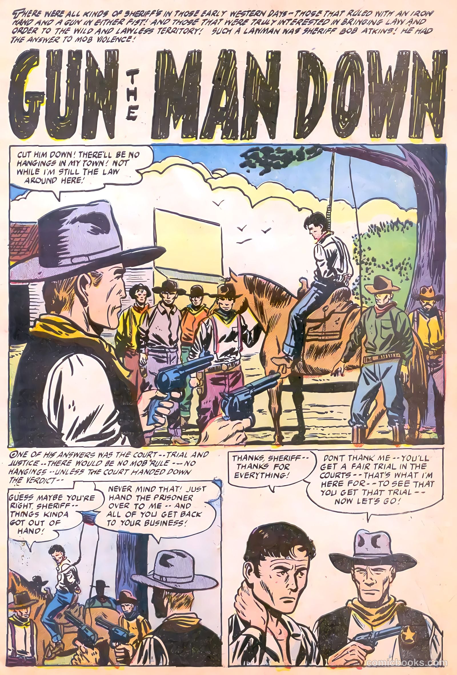 Western Rough Riders #2 (1955) — page 3 of 36