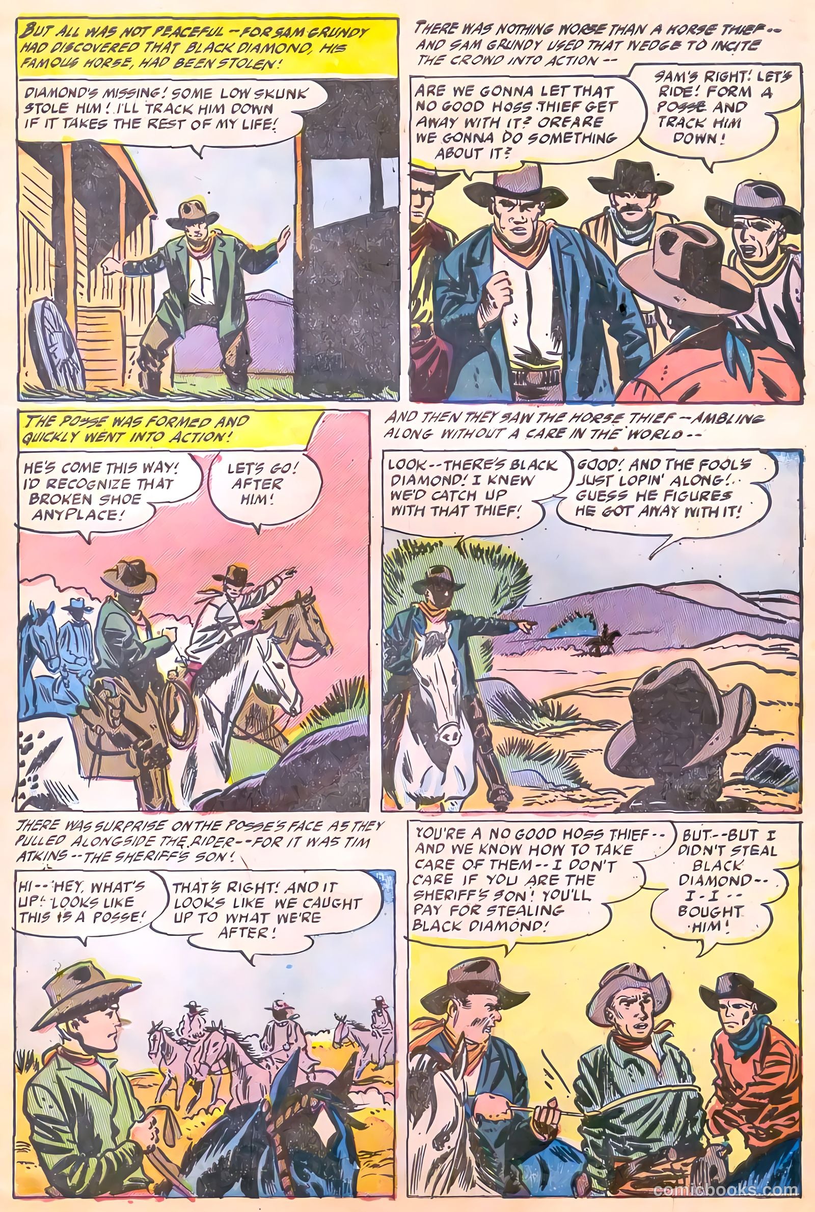 Western Rough Riders #2 (1955) — page 5 of 36