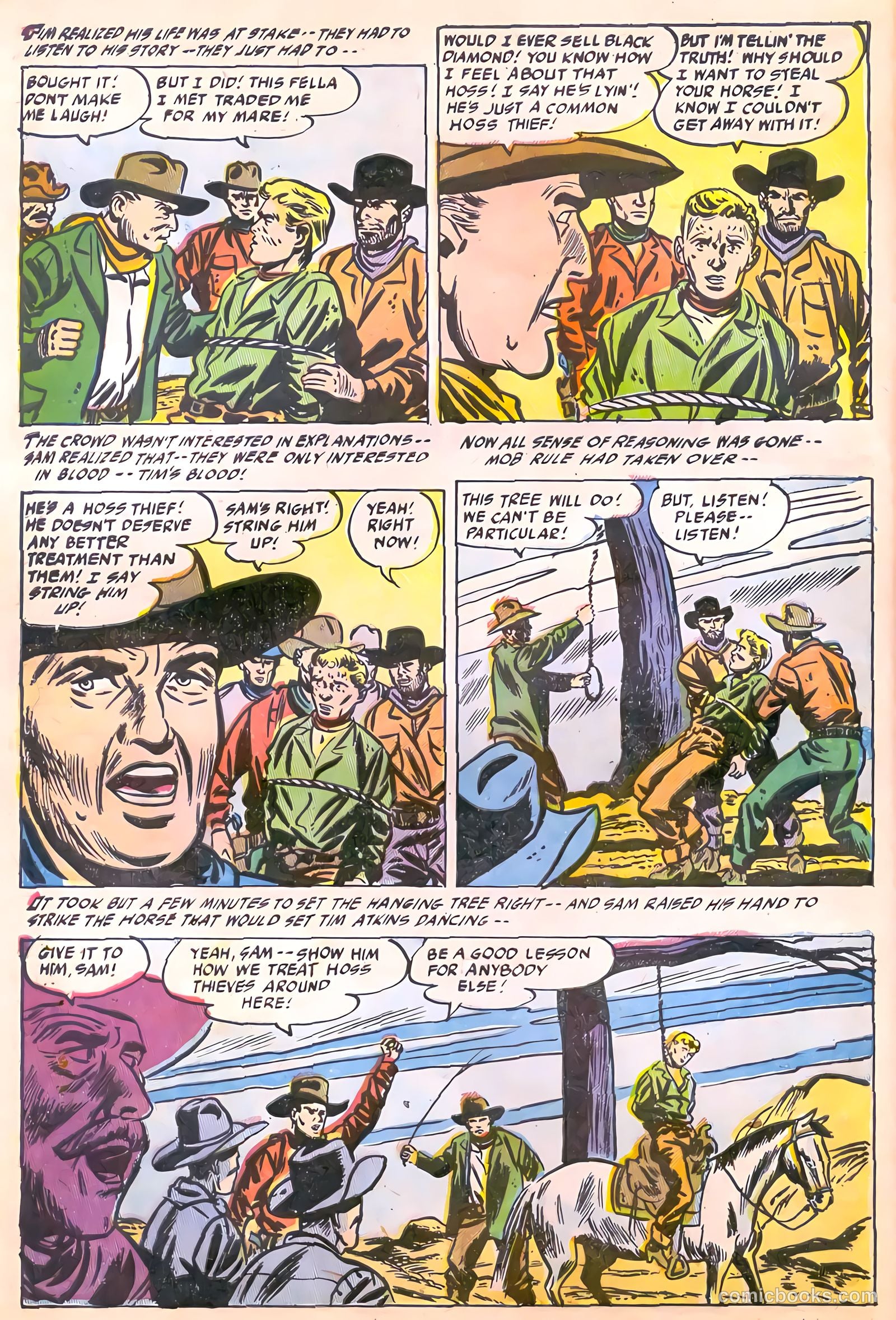 Western Rough Riders #2 (1955) — page 6 of 36