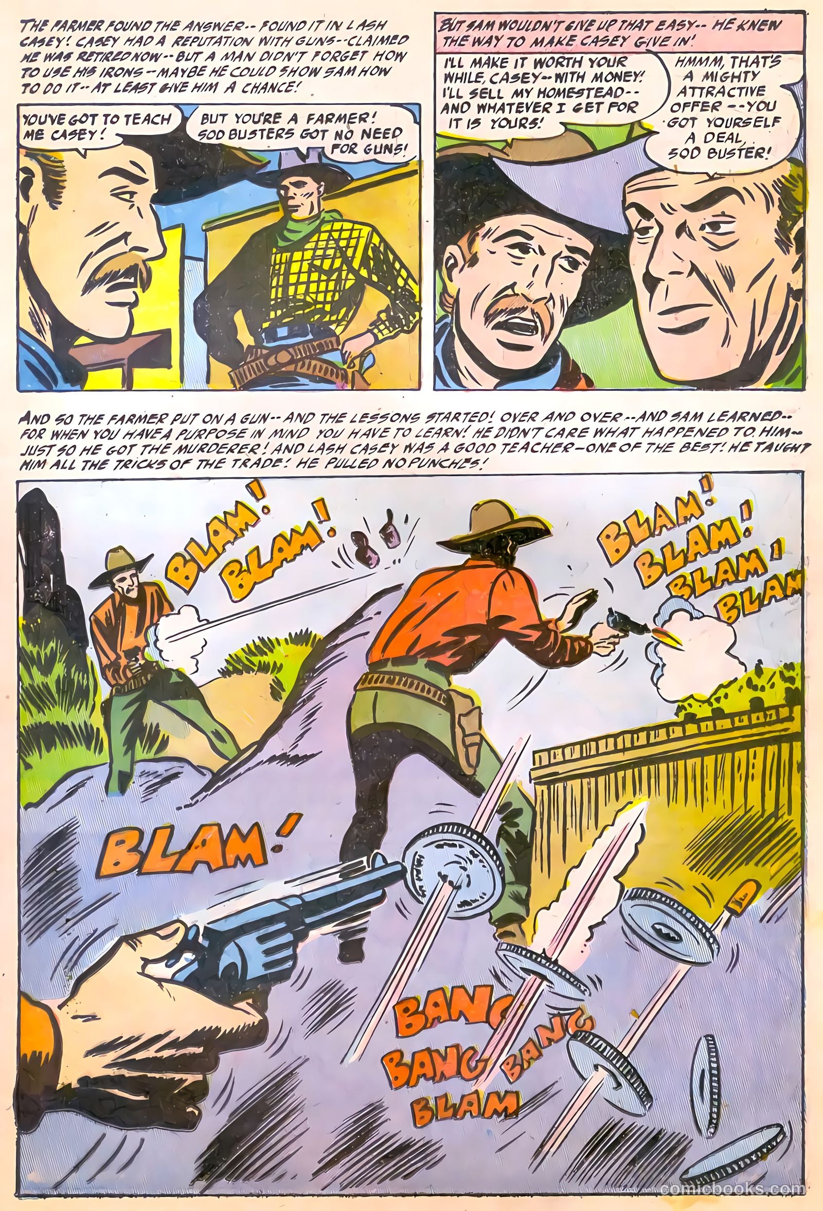 Western Rough Riders #2 (1955) — page 15 of 36