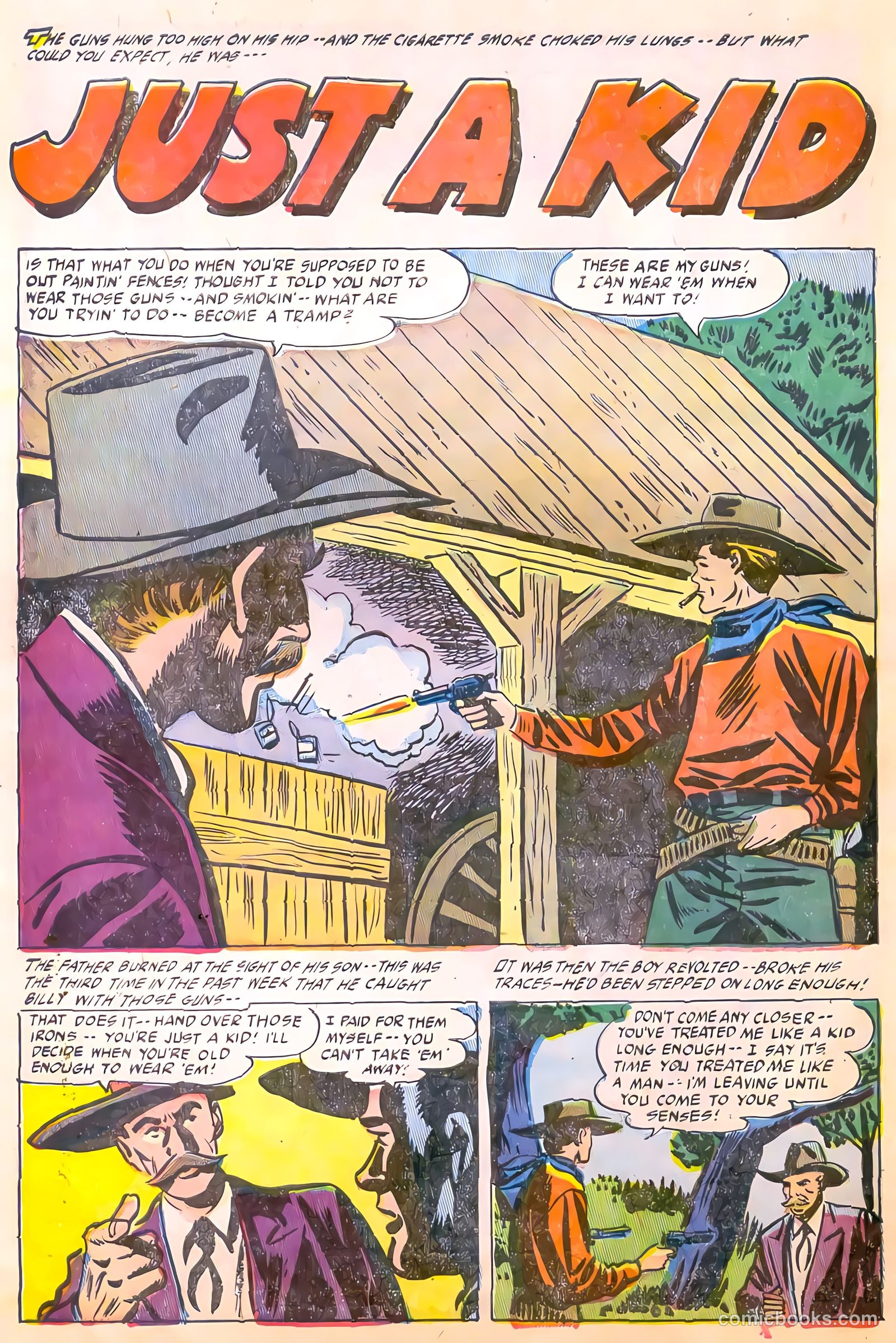 Western Rough Riders #2 (1955) — page 28 of 36