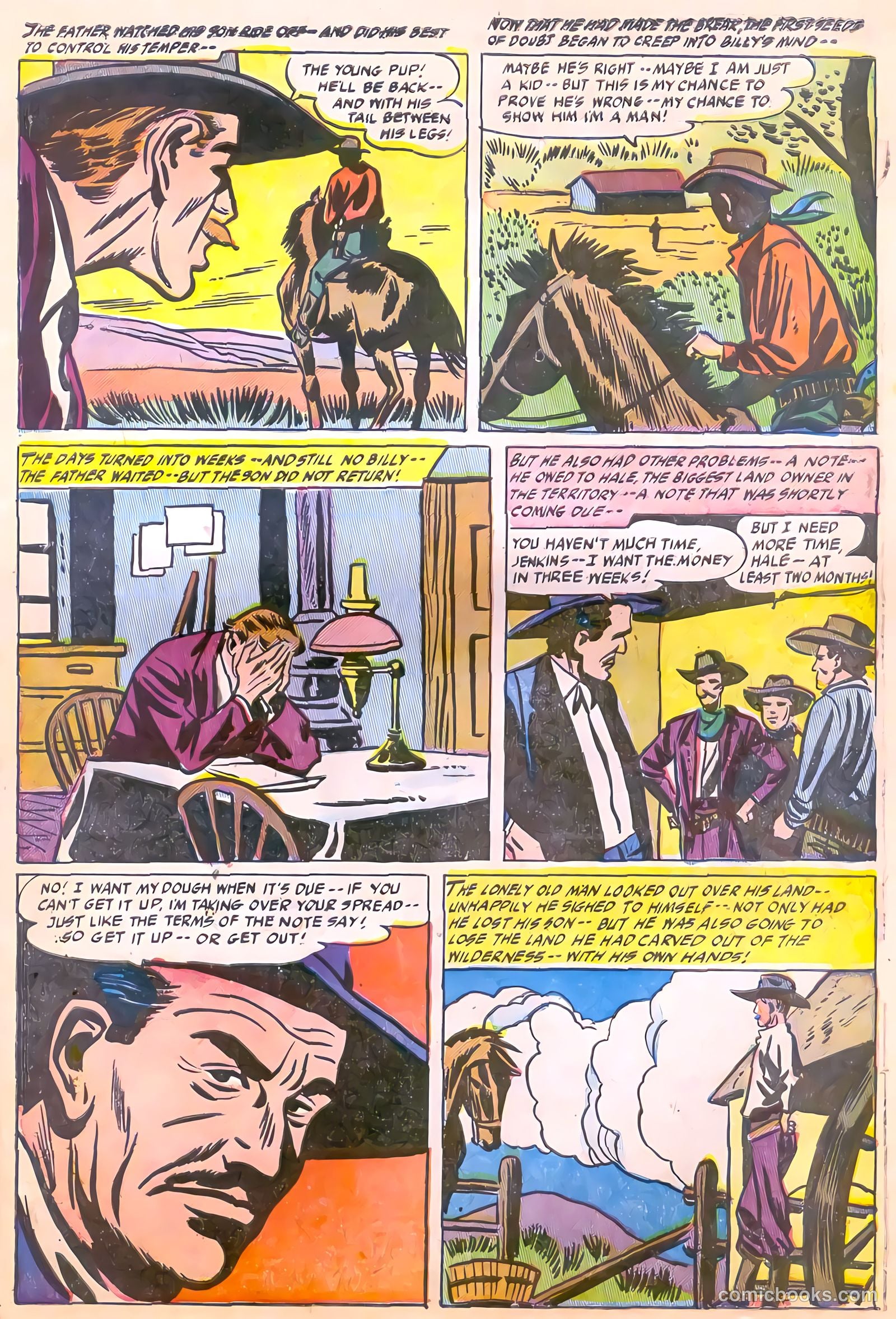 Western Rough Riders #2 (1955) — page 29 of 36