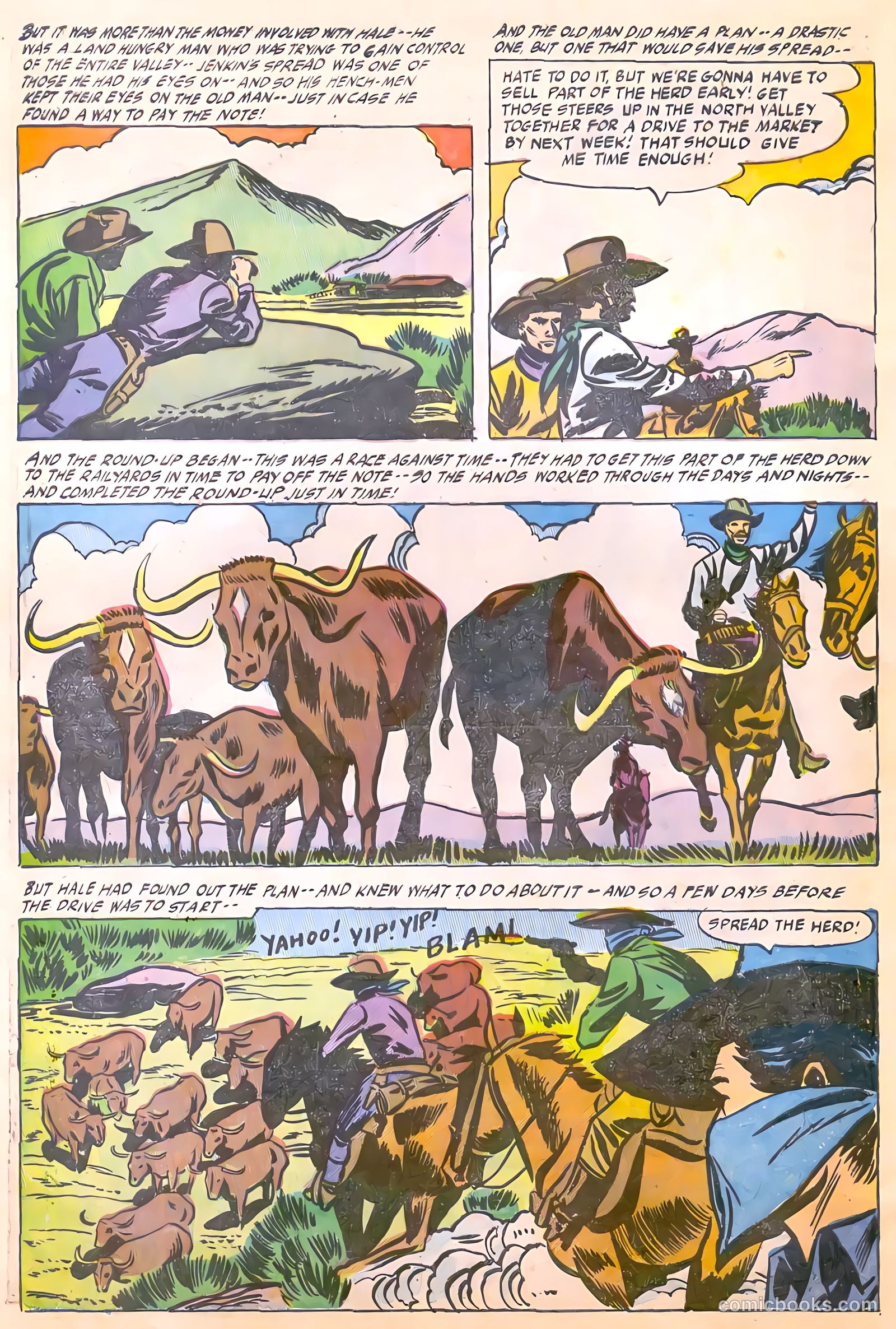 Western Rough Riders #2 (1955) — page 30 of 36