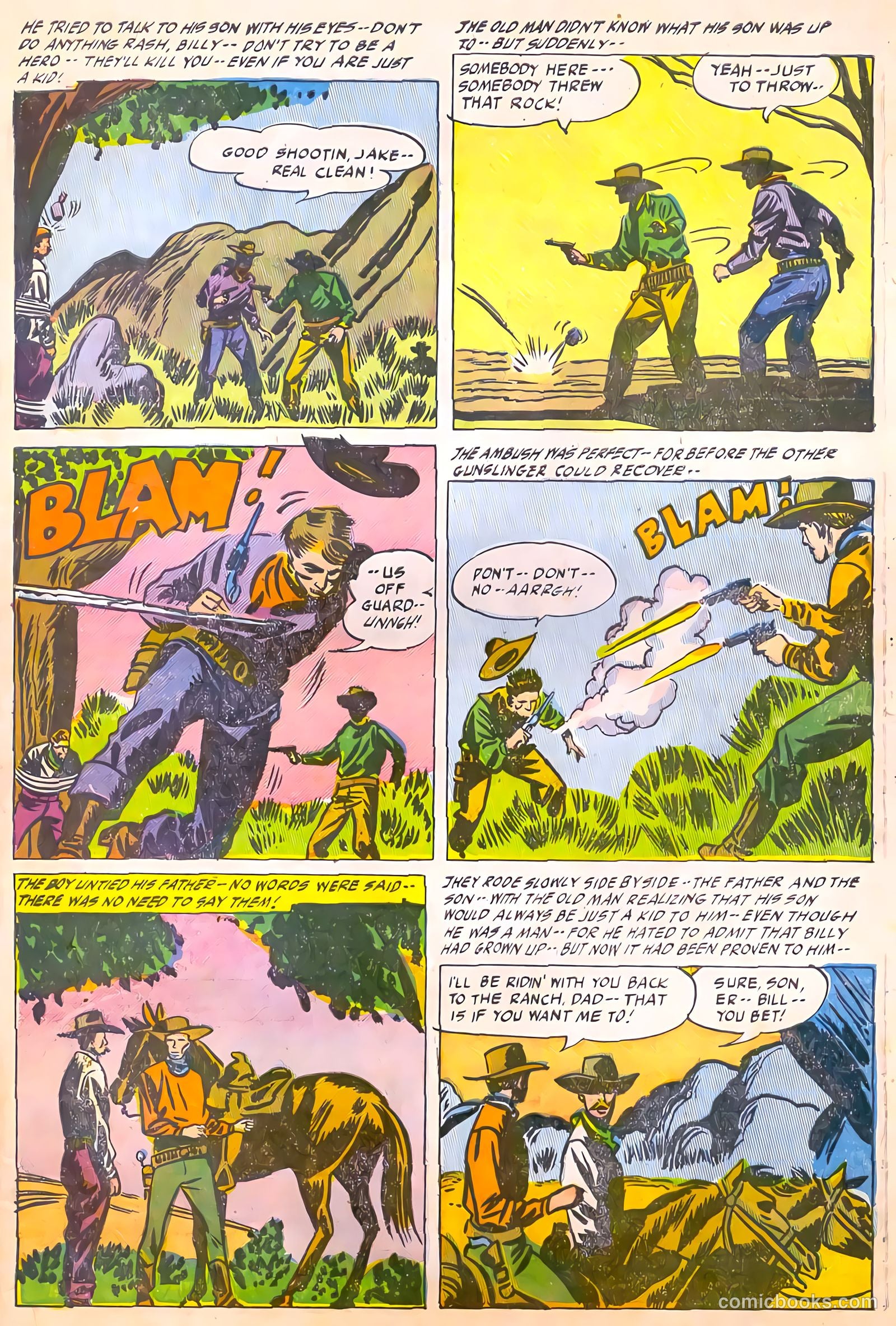 Western Rough Riders #2 (1955) — page 33 of 36