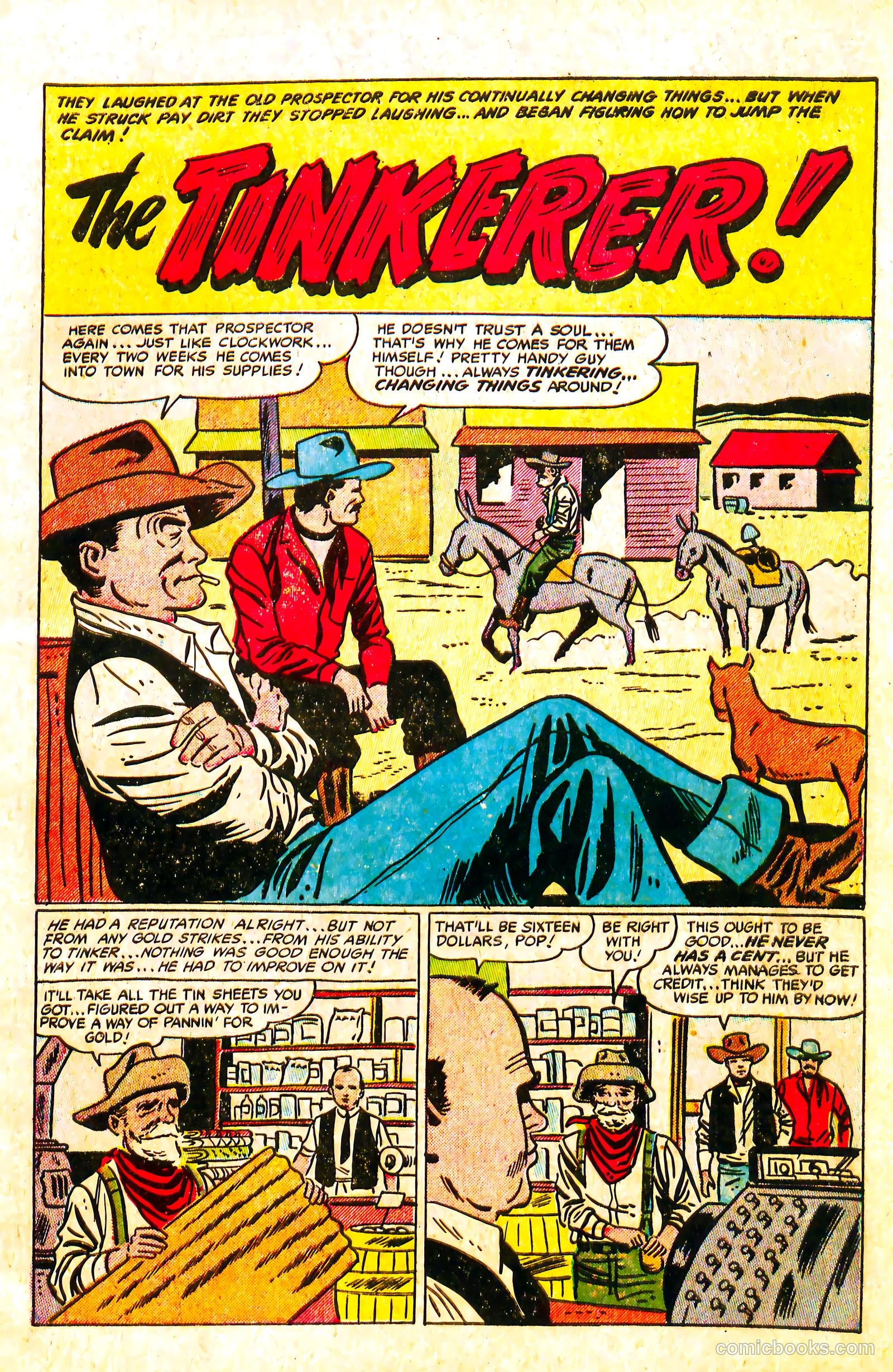 Western Rough Riders #4 (1955) — page 3 of 36