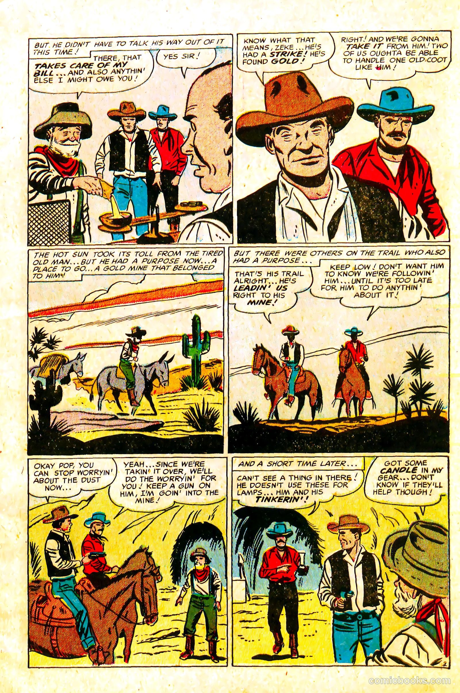 Western Rough Riders #4 (1955) — page 5 of 36