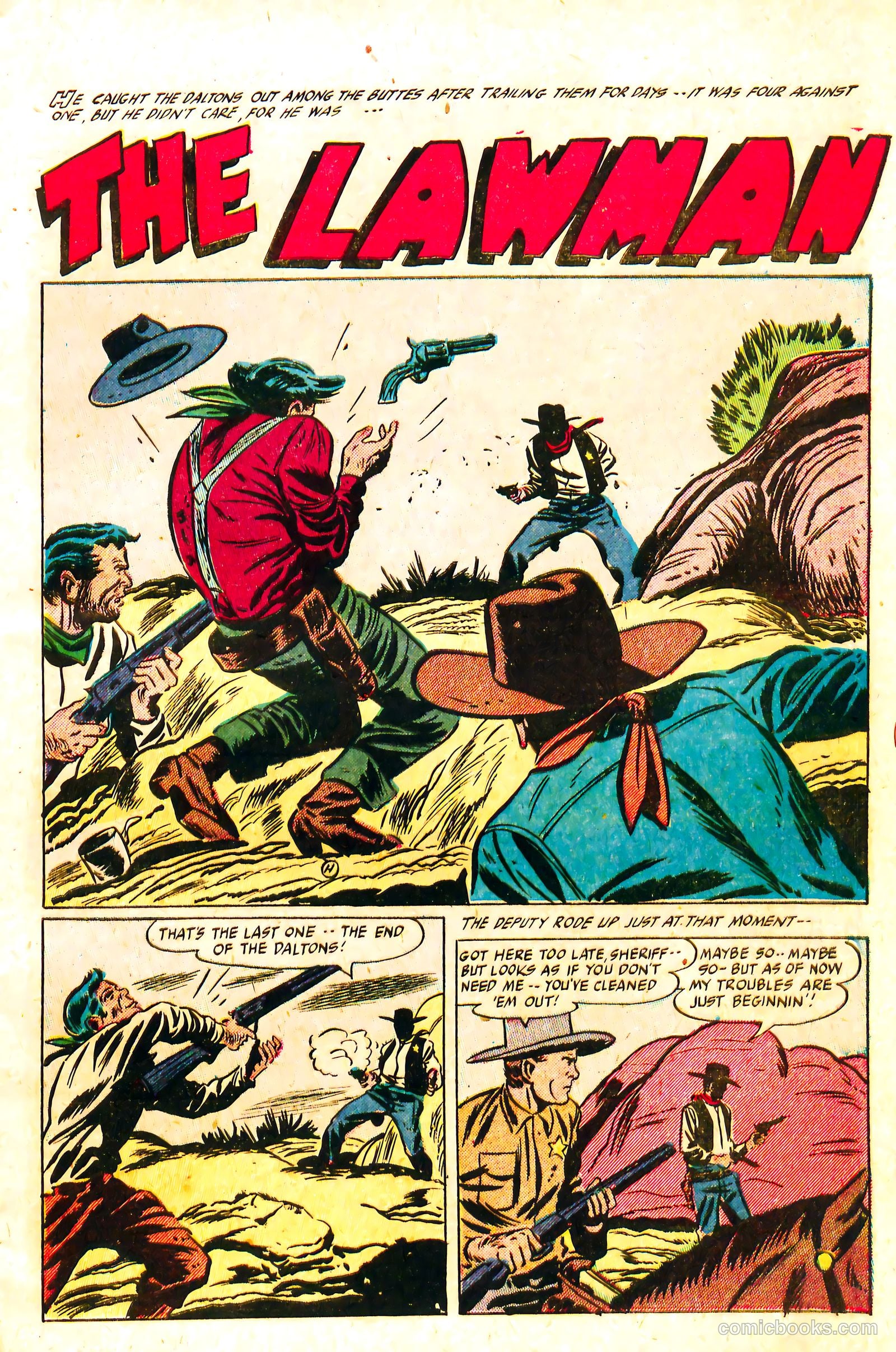 Western Rough Riders #4 (1955) — page 7 of 36