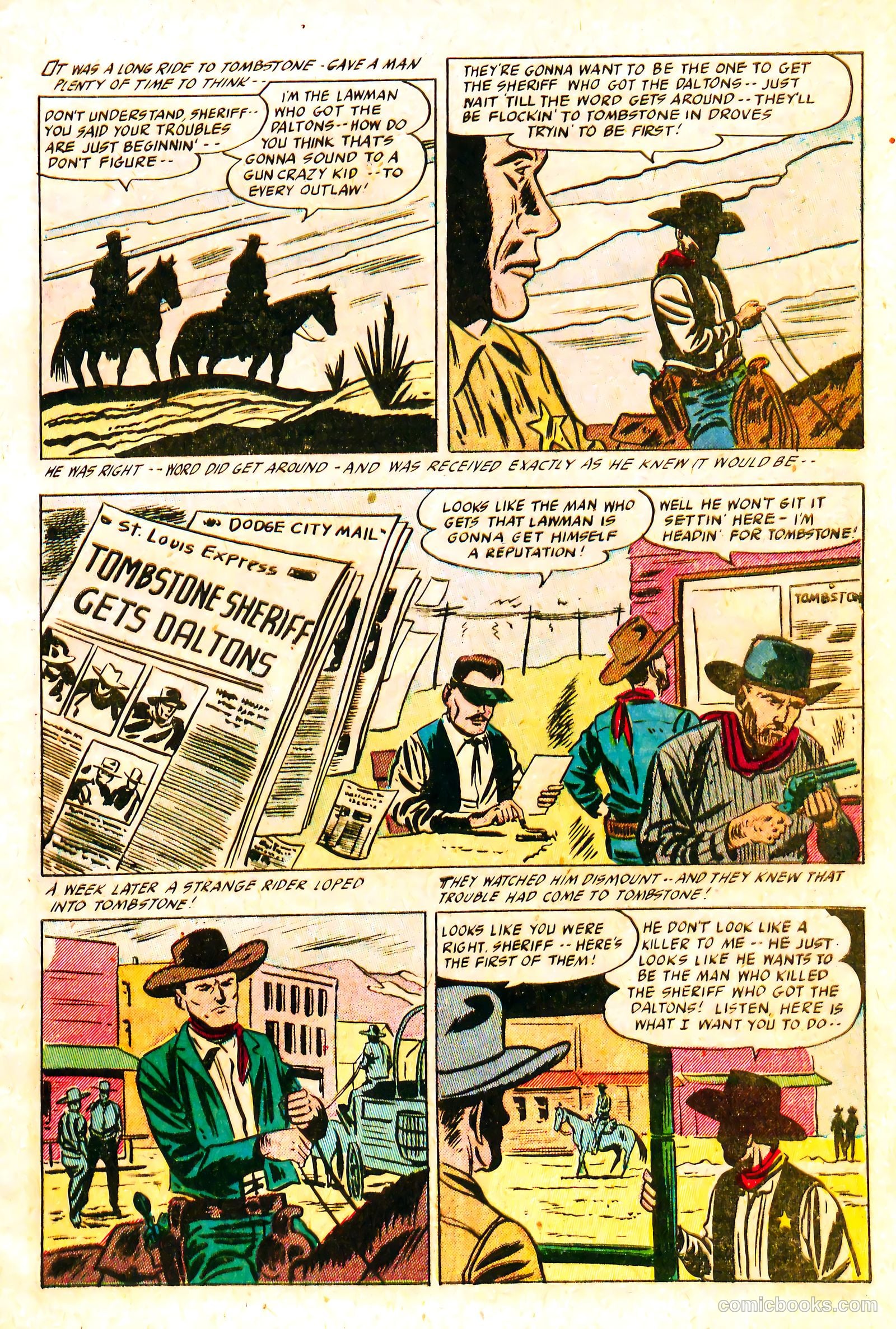 Western Rough Riders #4 (1955) — page 9 of 36