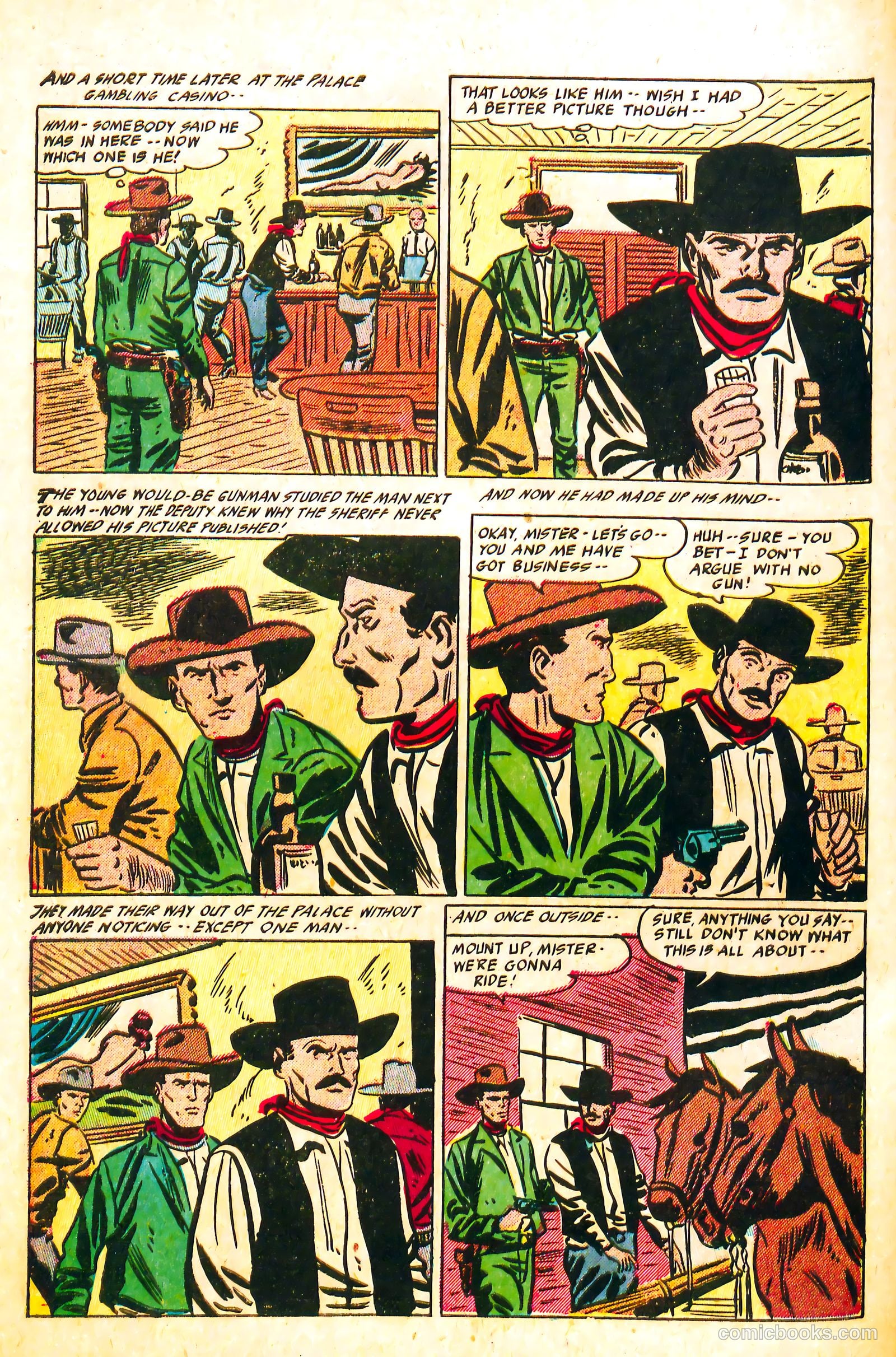 Western Rough Riders #4 (1955) — page 10 of 36