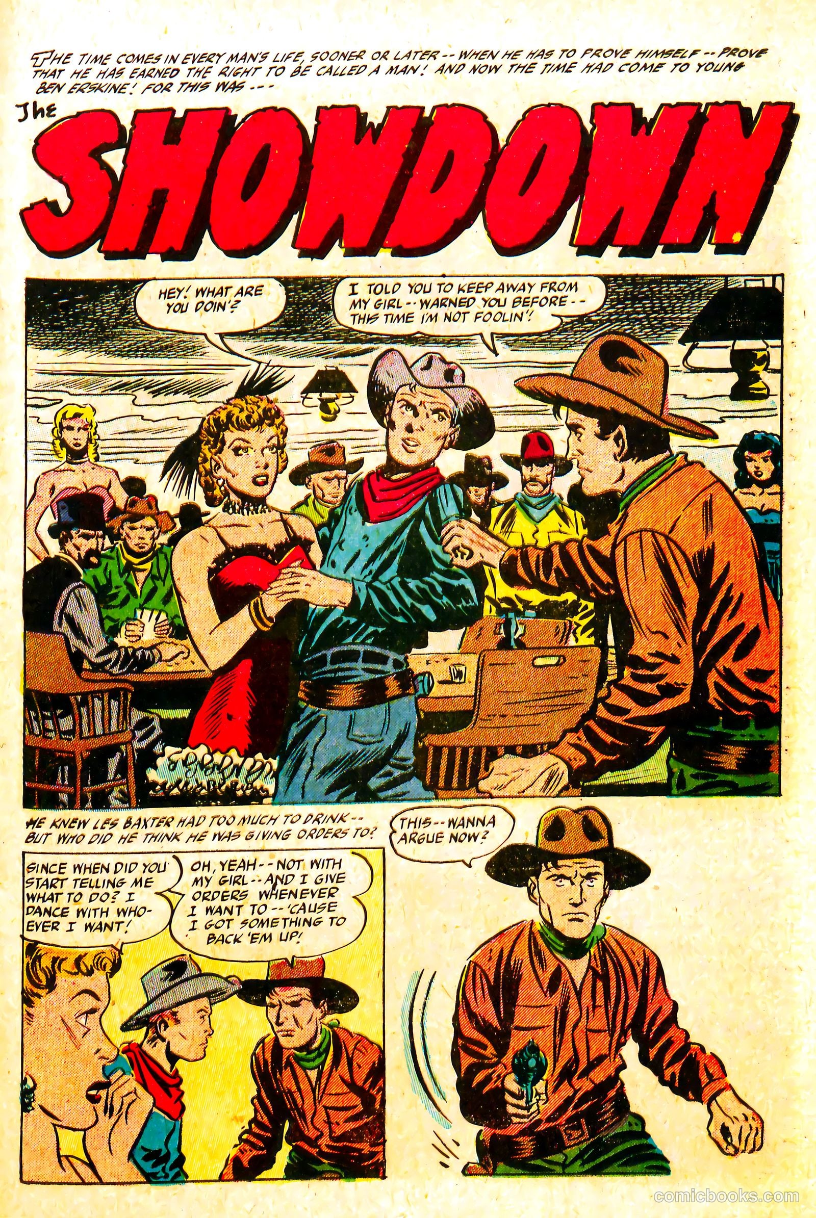 Western Rough Riders #4 (1955) — page 21 of 36