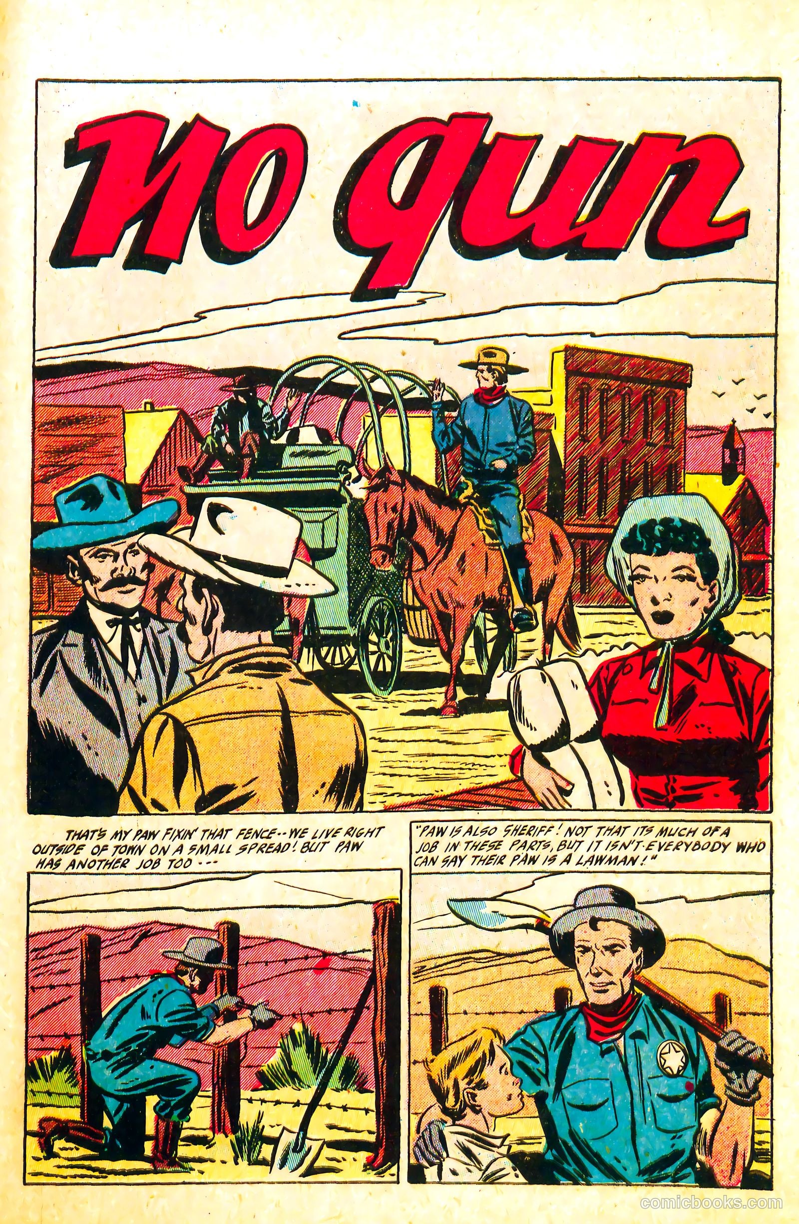Western Rough Riders #4 (1955) — page 27 of 36