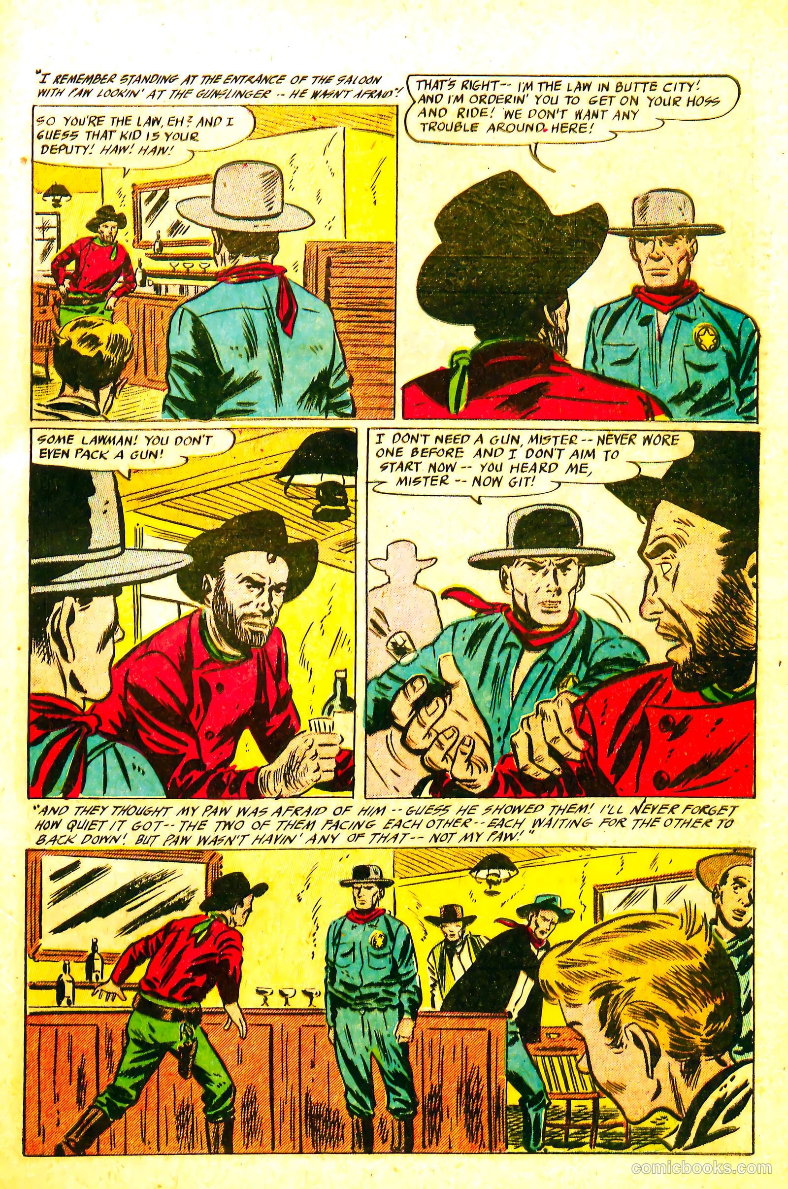 Western Rough Riders #4 (1955) — page 31 of 36