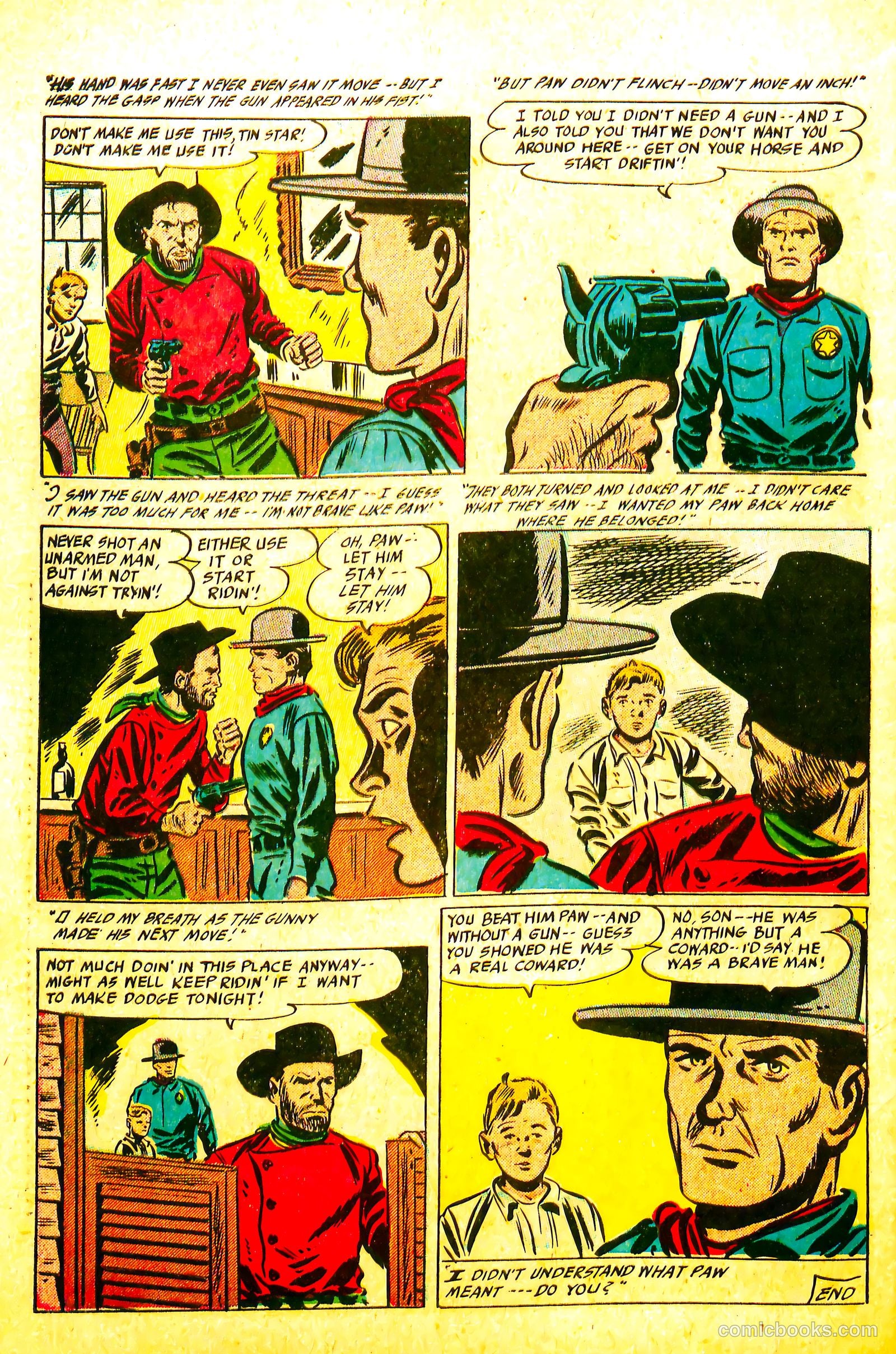 Western Rough Riders #4 (1955) — page 32 of 36