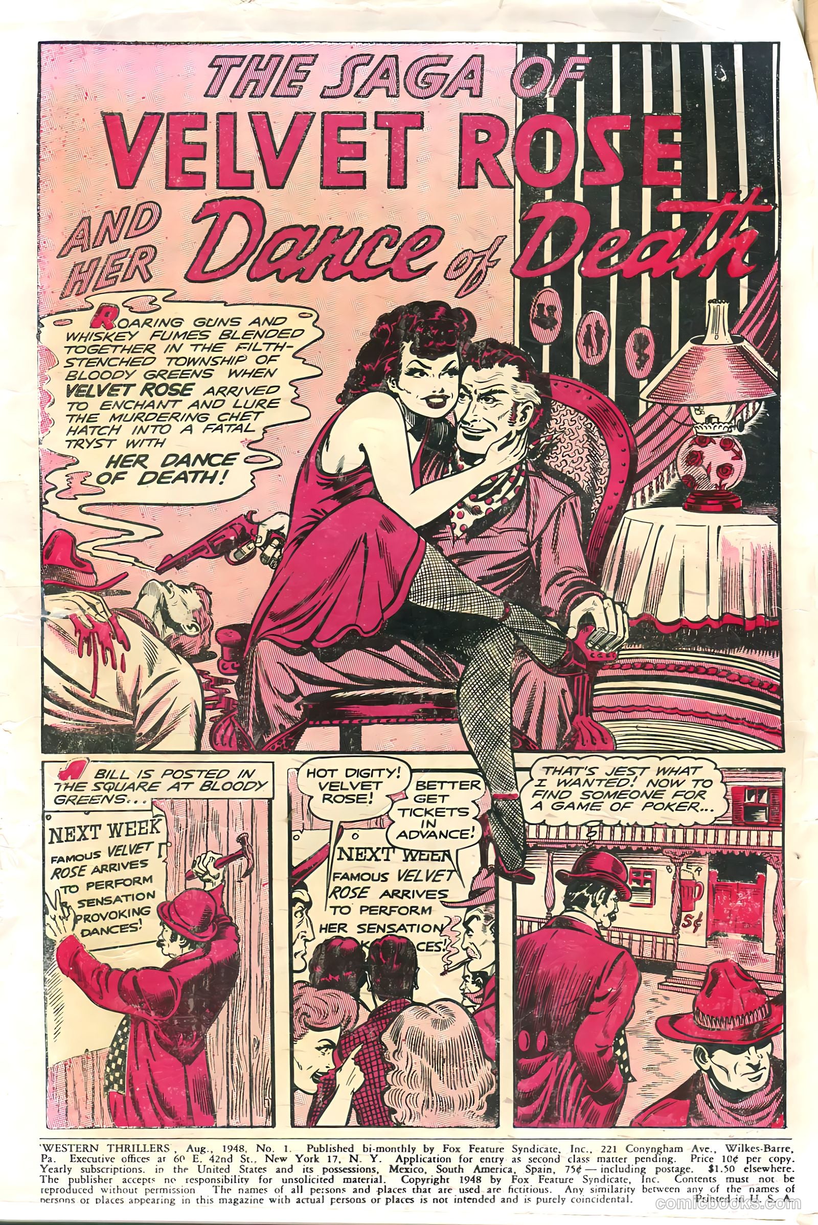 Western Thrillers #1 (1948) — page 2 of 36
