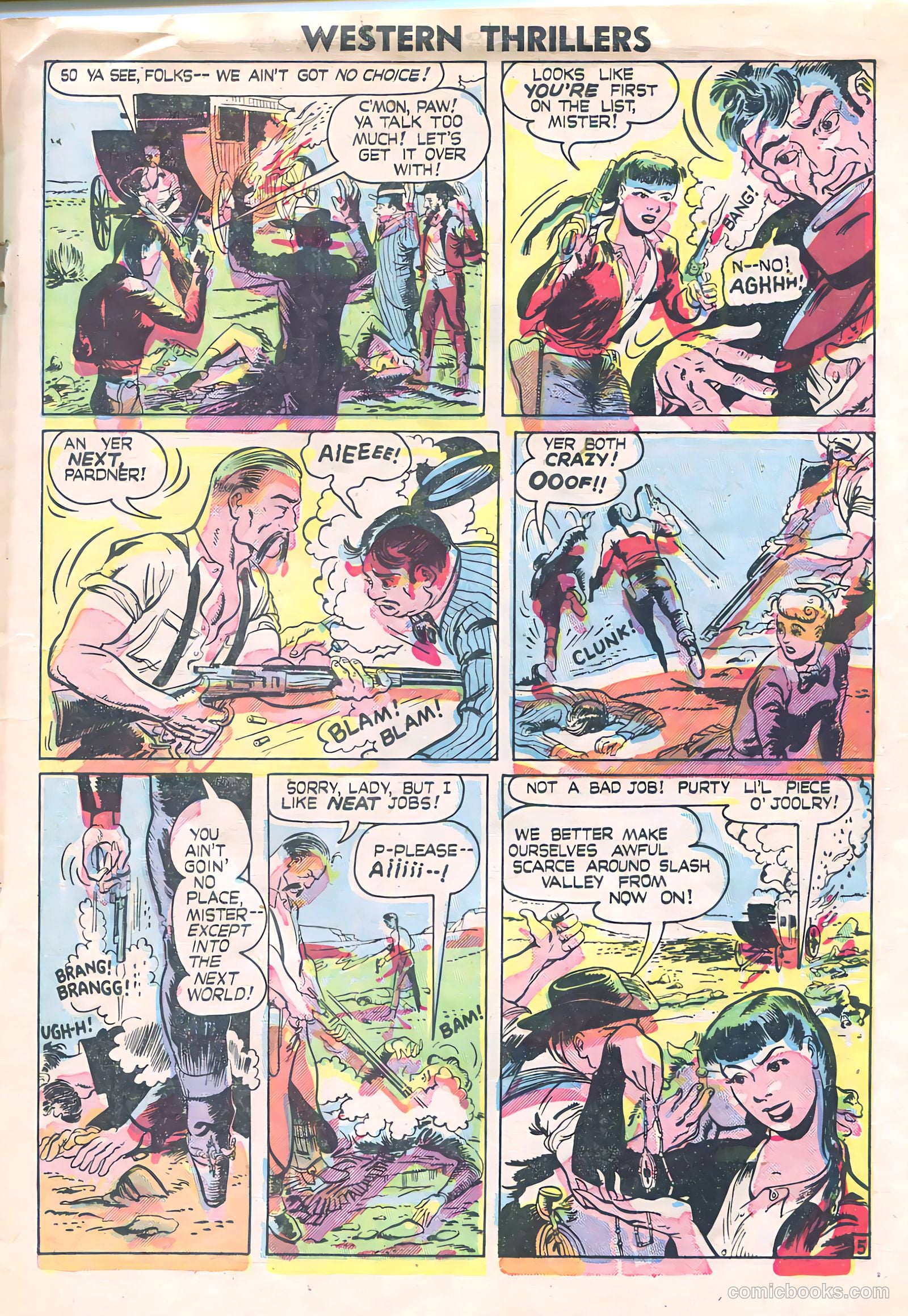 Western Thrillers #1 (1948) — page 17 of 36