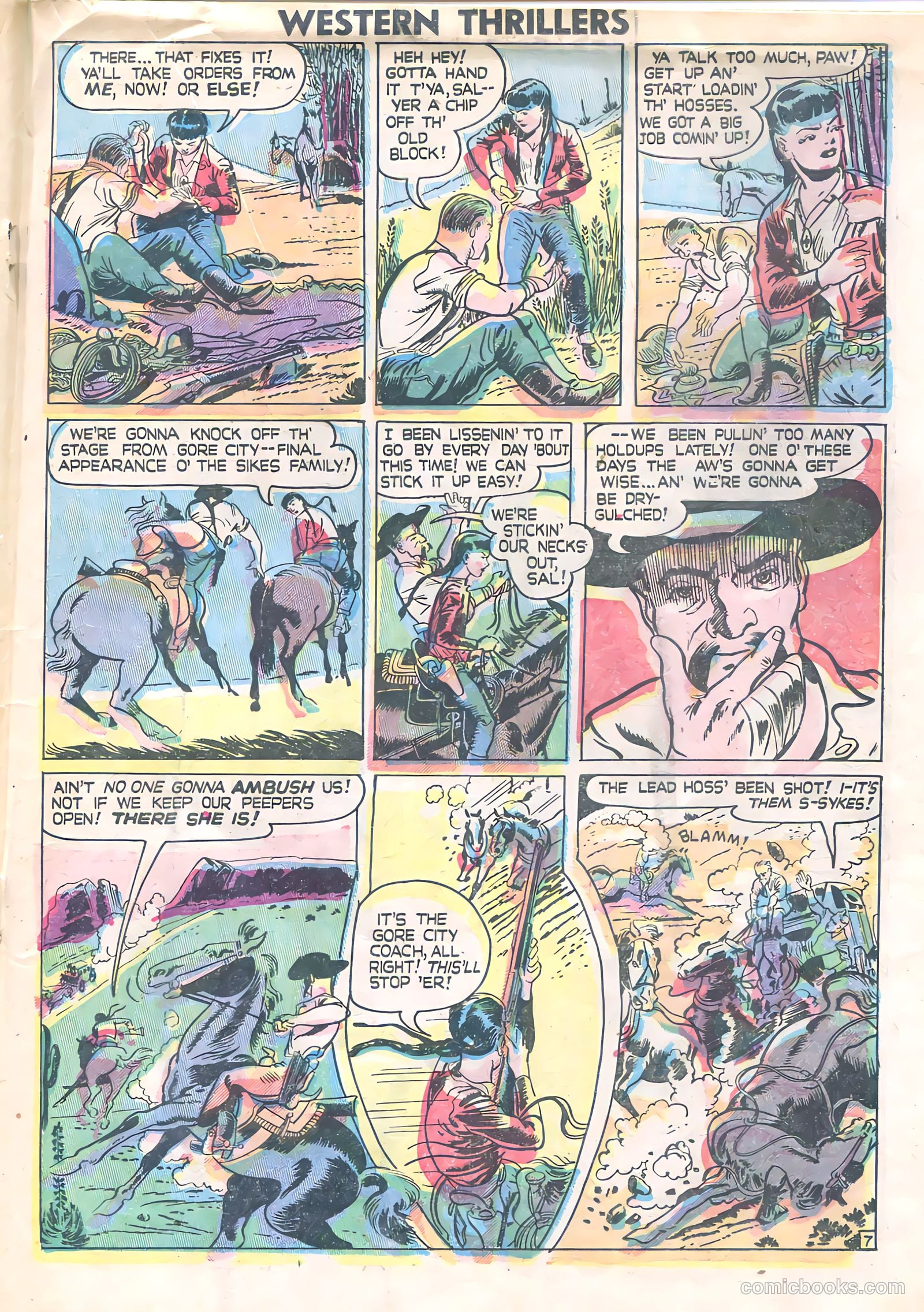 Western Thrillers #1 (1948) — page 19 of 36