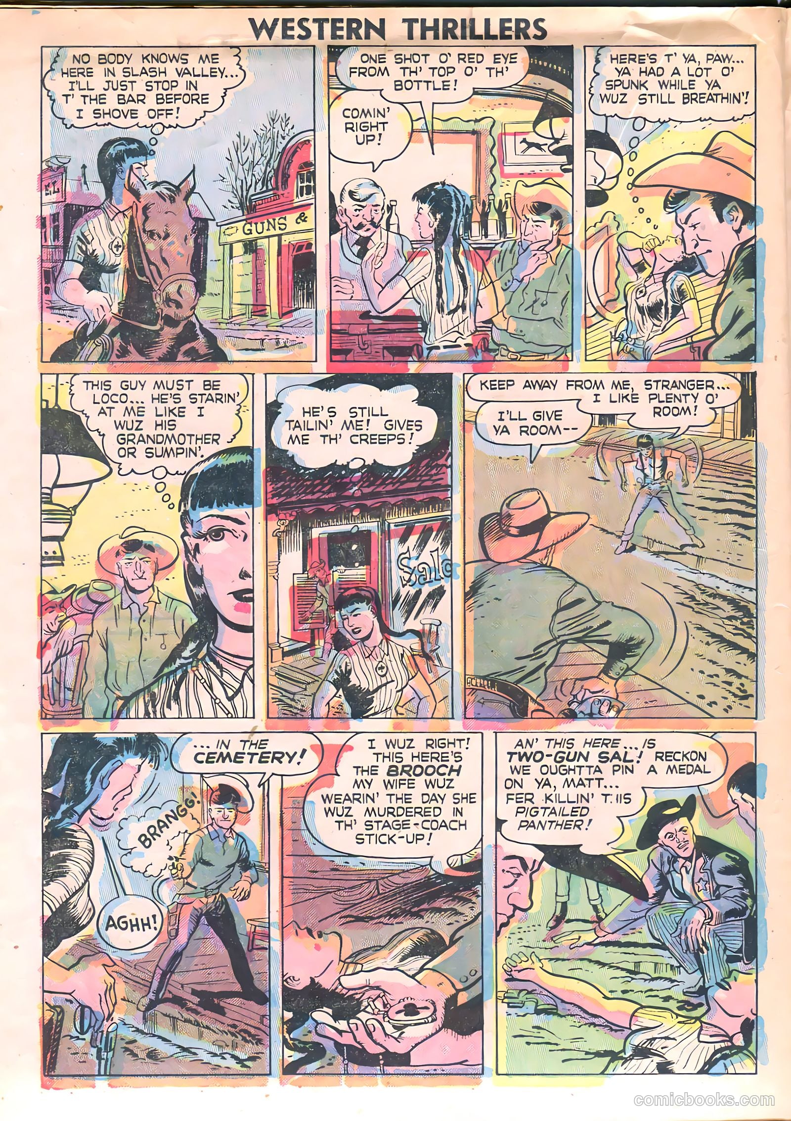 Western Thrillers #1 (1948) — page 22 of 36