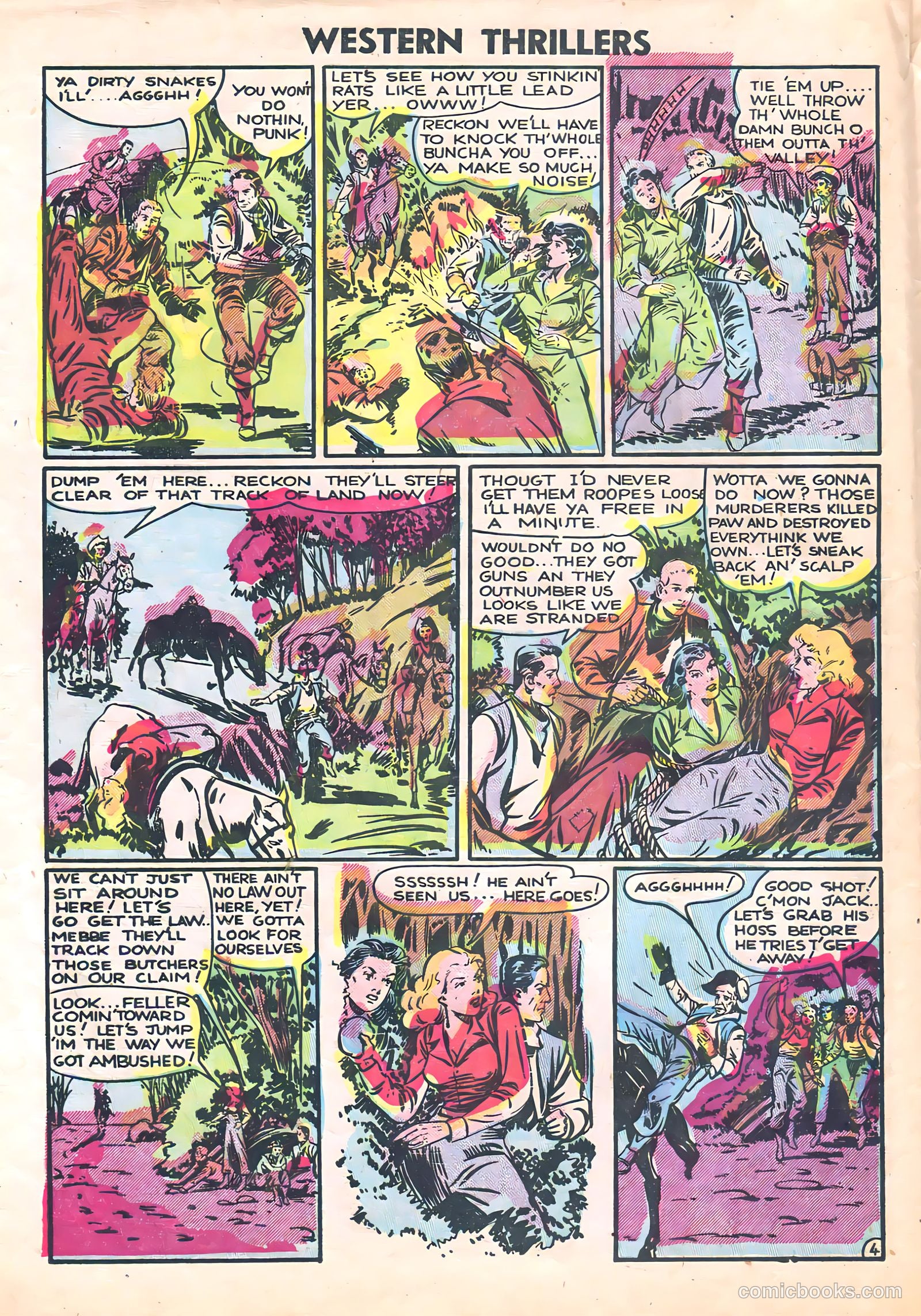 Western Thrillers #1 (1948) — page 28 of 36