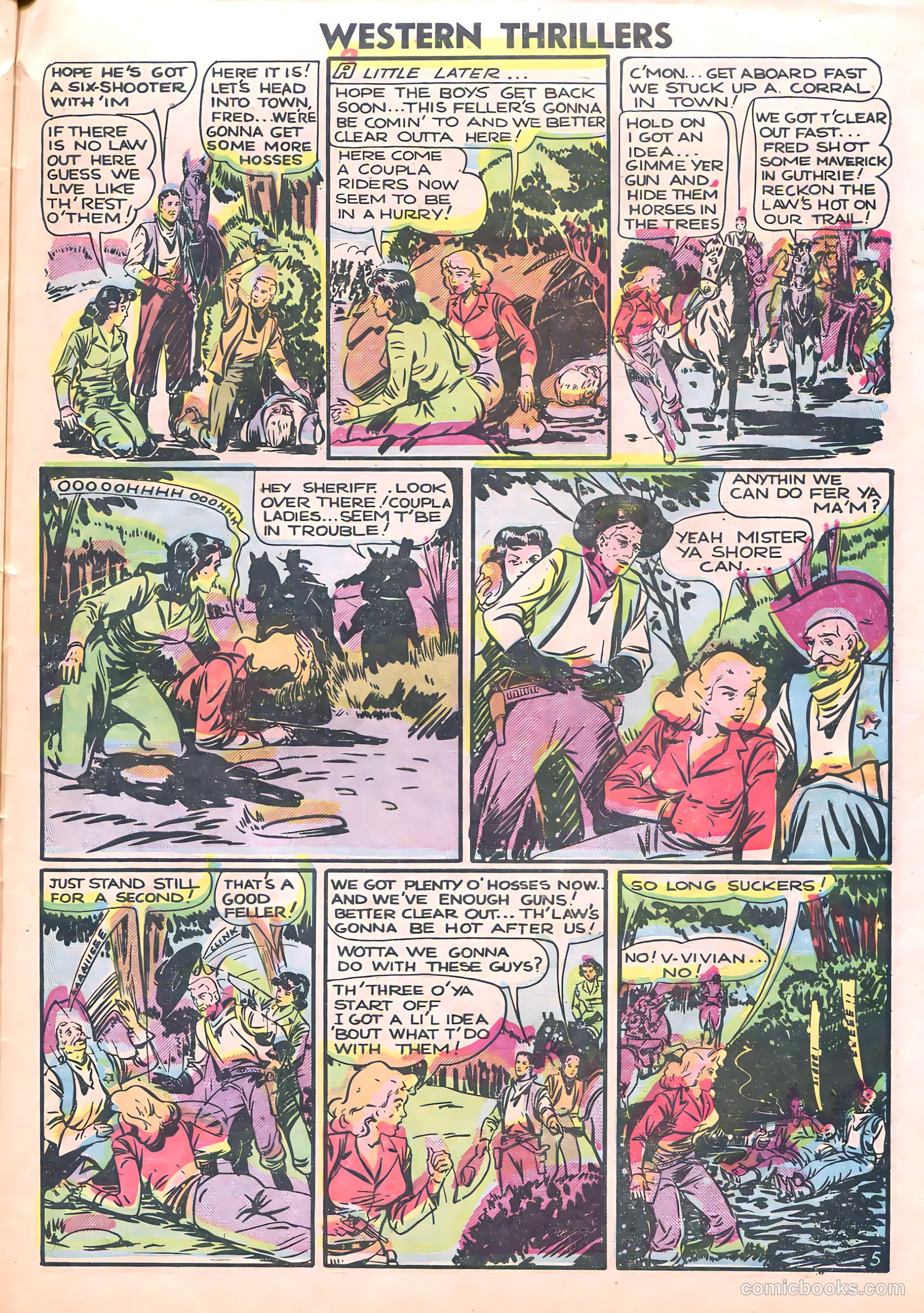 Western Thrillers #1 (1948) — page 29 of 36