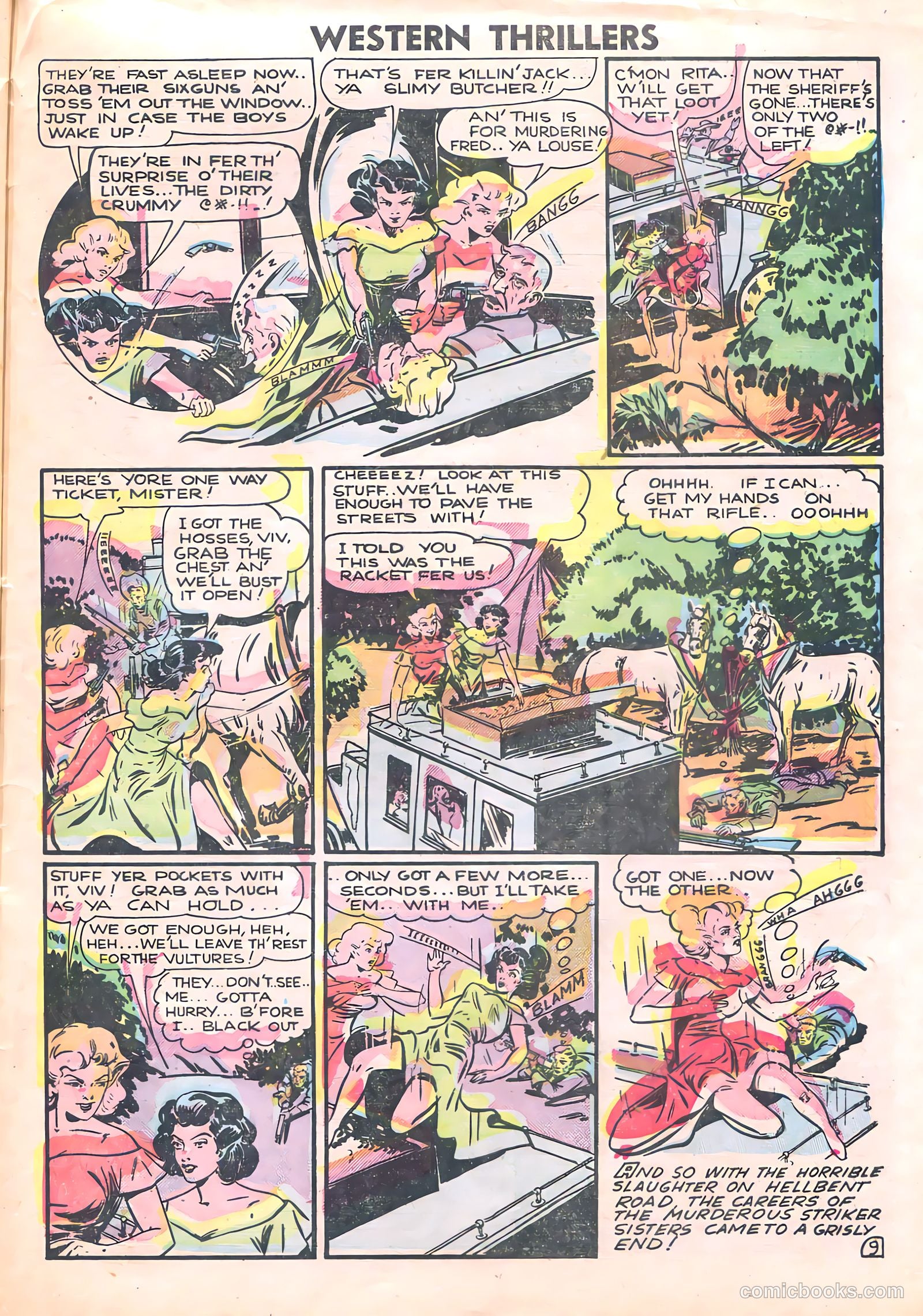 Western Thrillers #1 (1948) — page 33 of 36