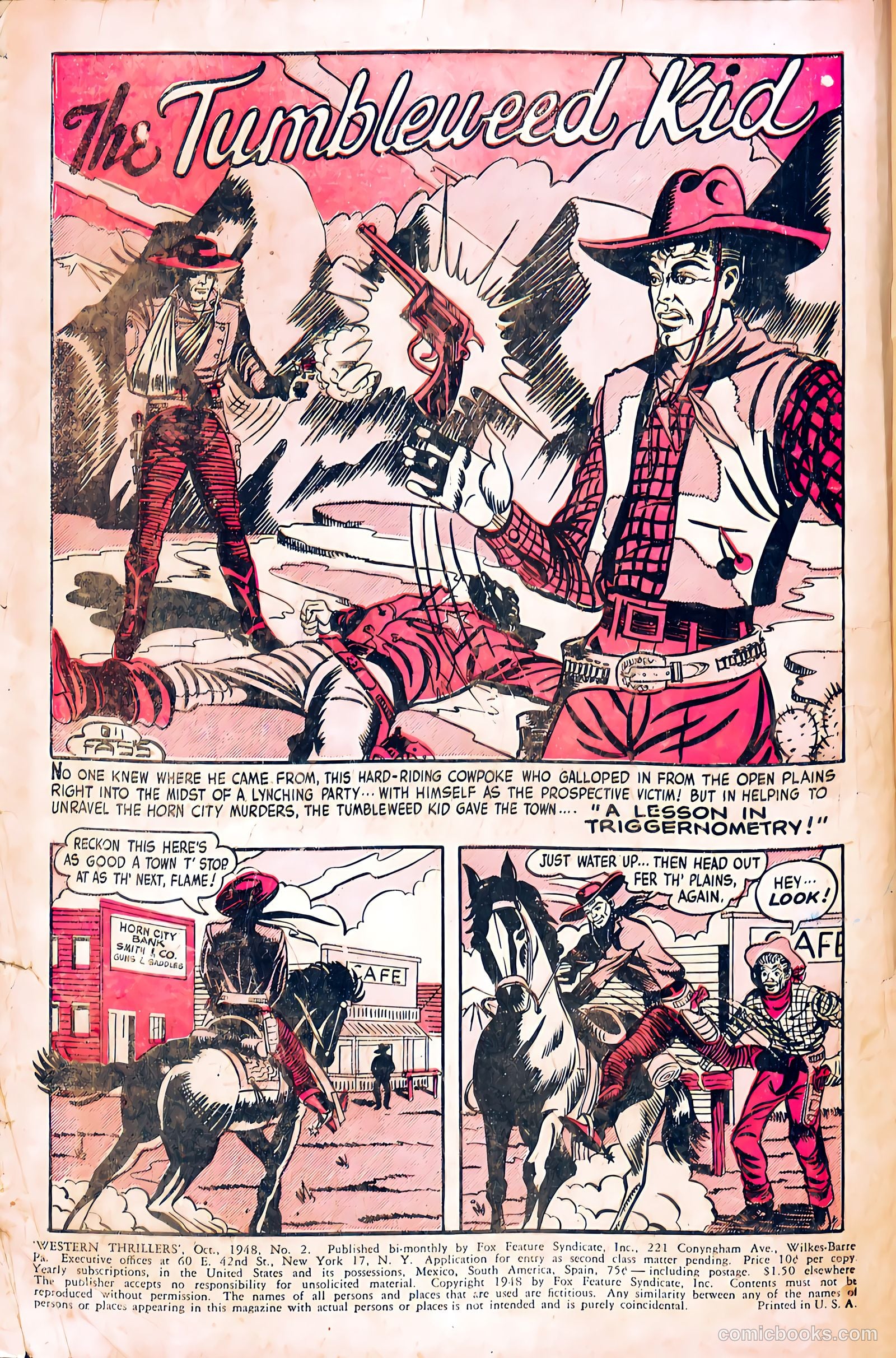 Western Thrillers #2 (1948) — page 2 of 36