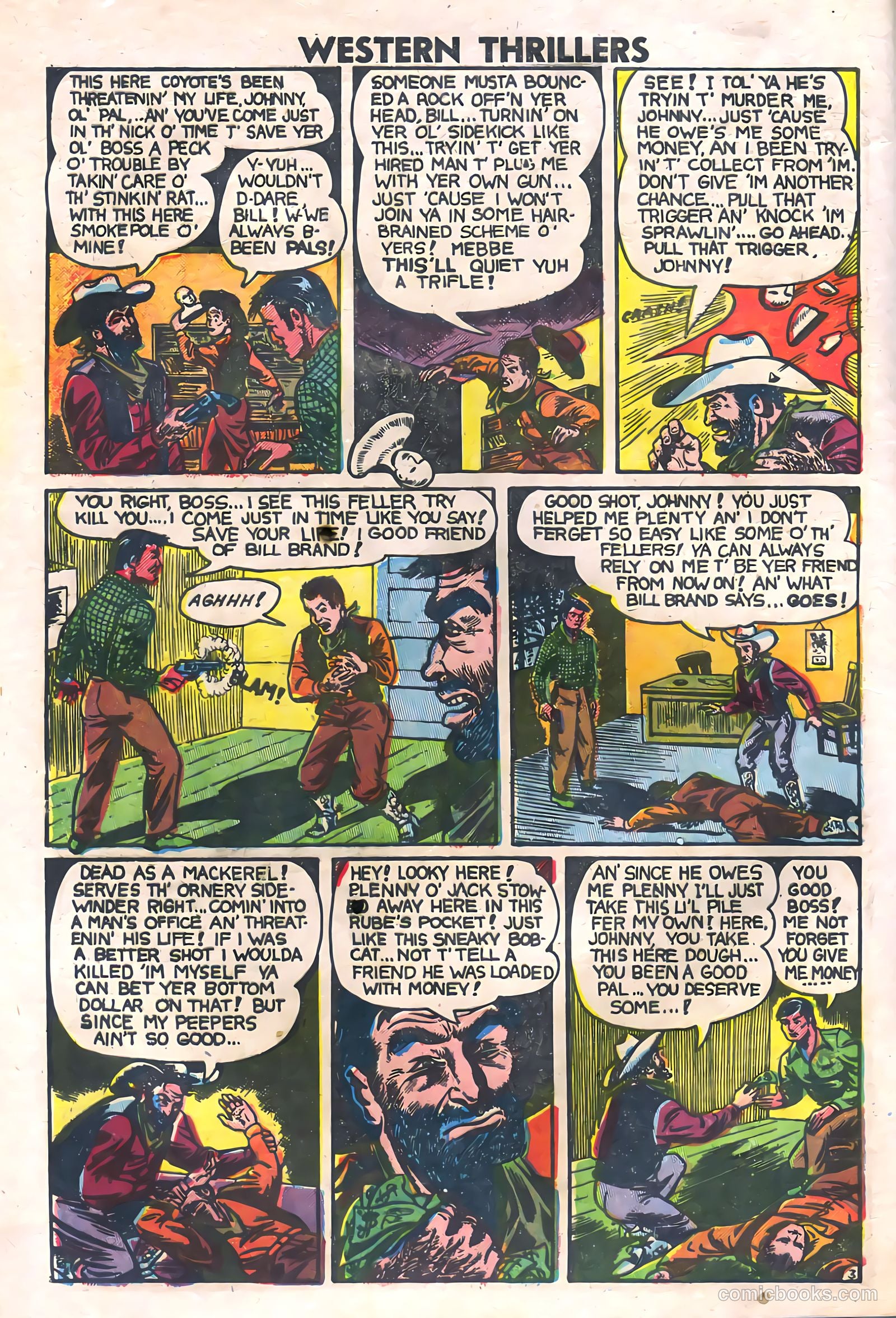 Western Thrillers #3 (1948) — page 4 of 36