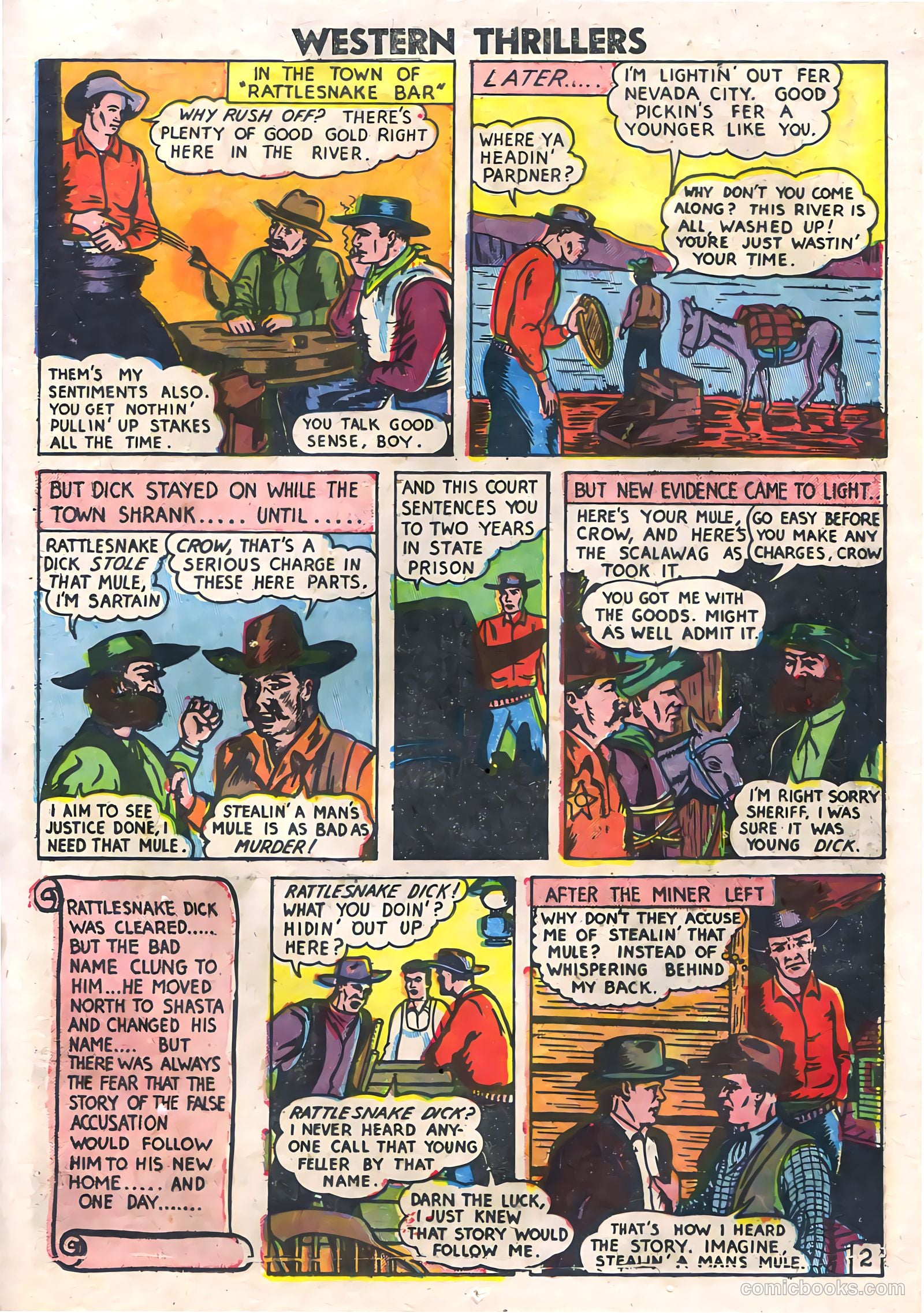 Western Thrillers #3 (1948) — page 13 of 36
