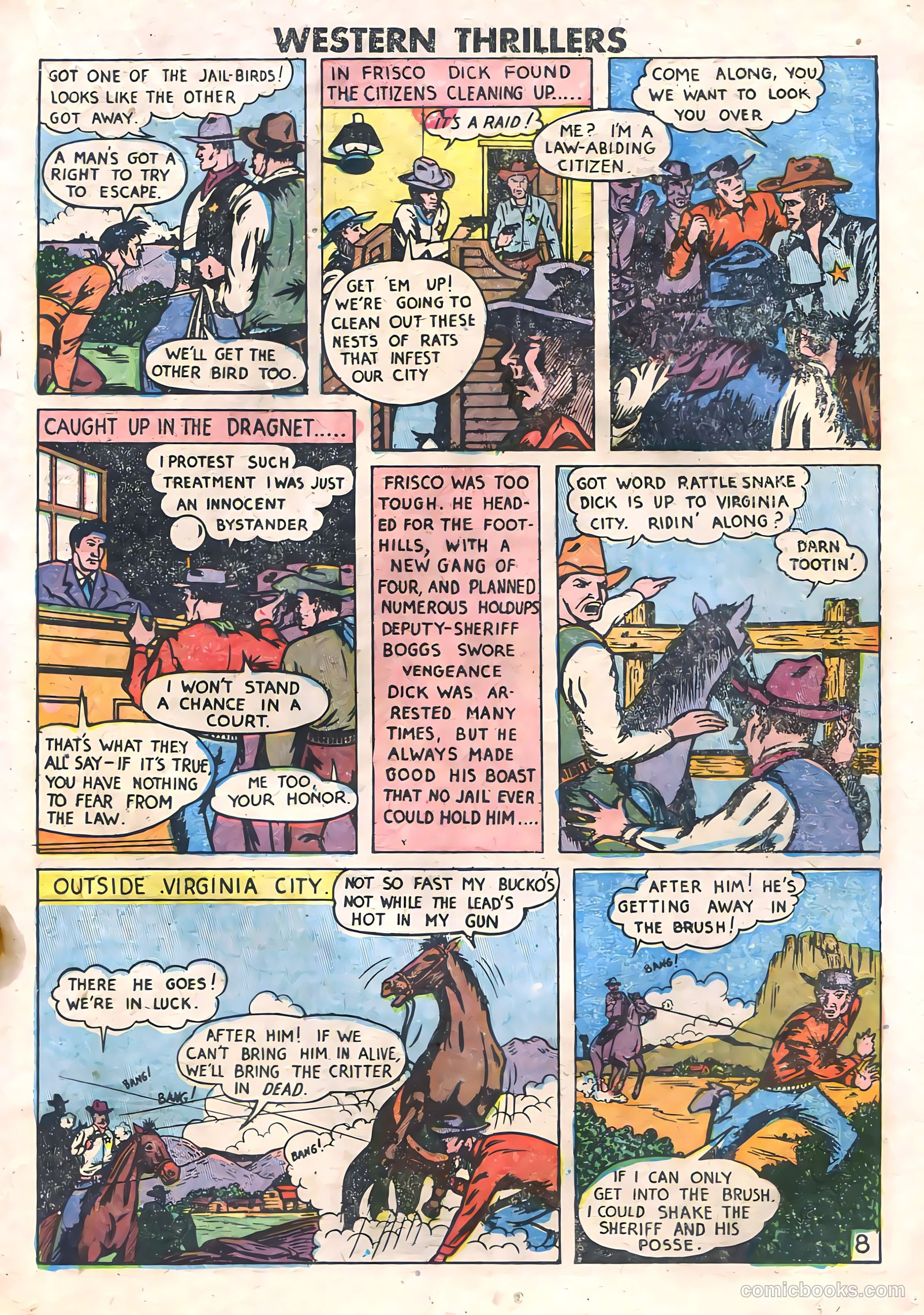 Western Thrillers #3 (1948) — page 19 of 36
