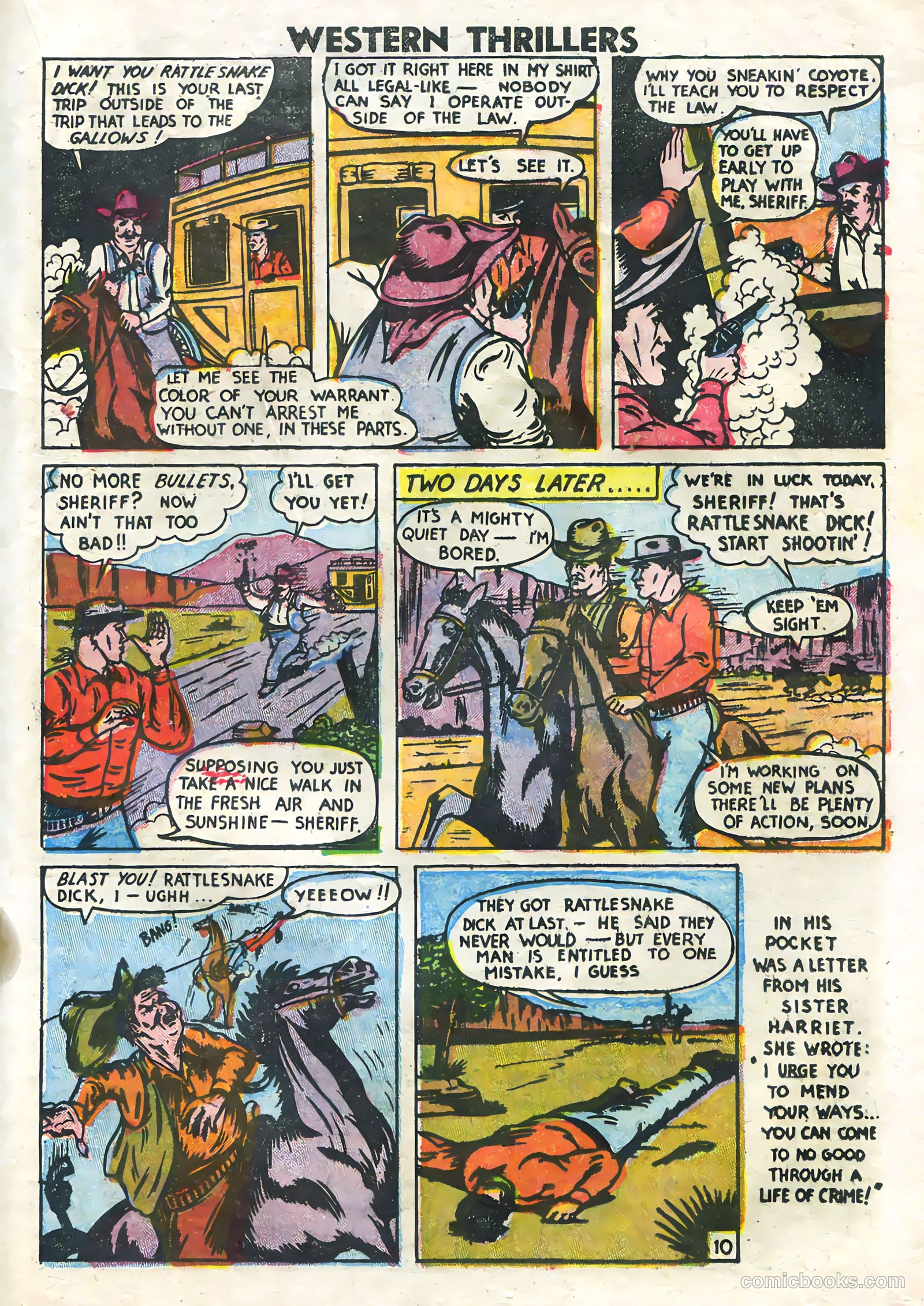 Western Thrillers #3 (1948) — page 21 of 36
