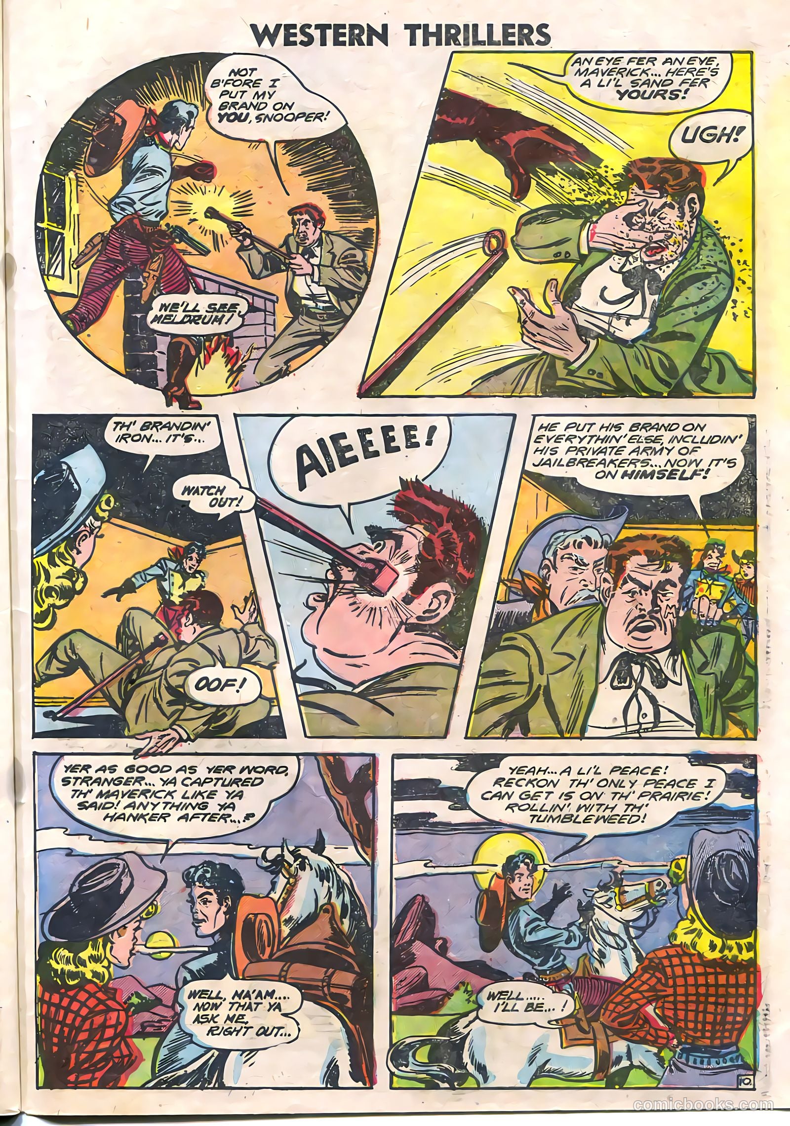 Western Thrillers #3 (1948) — page 33 of 36