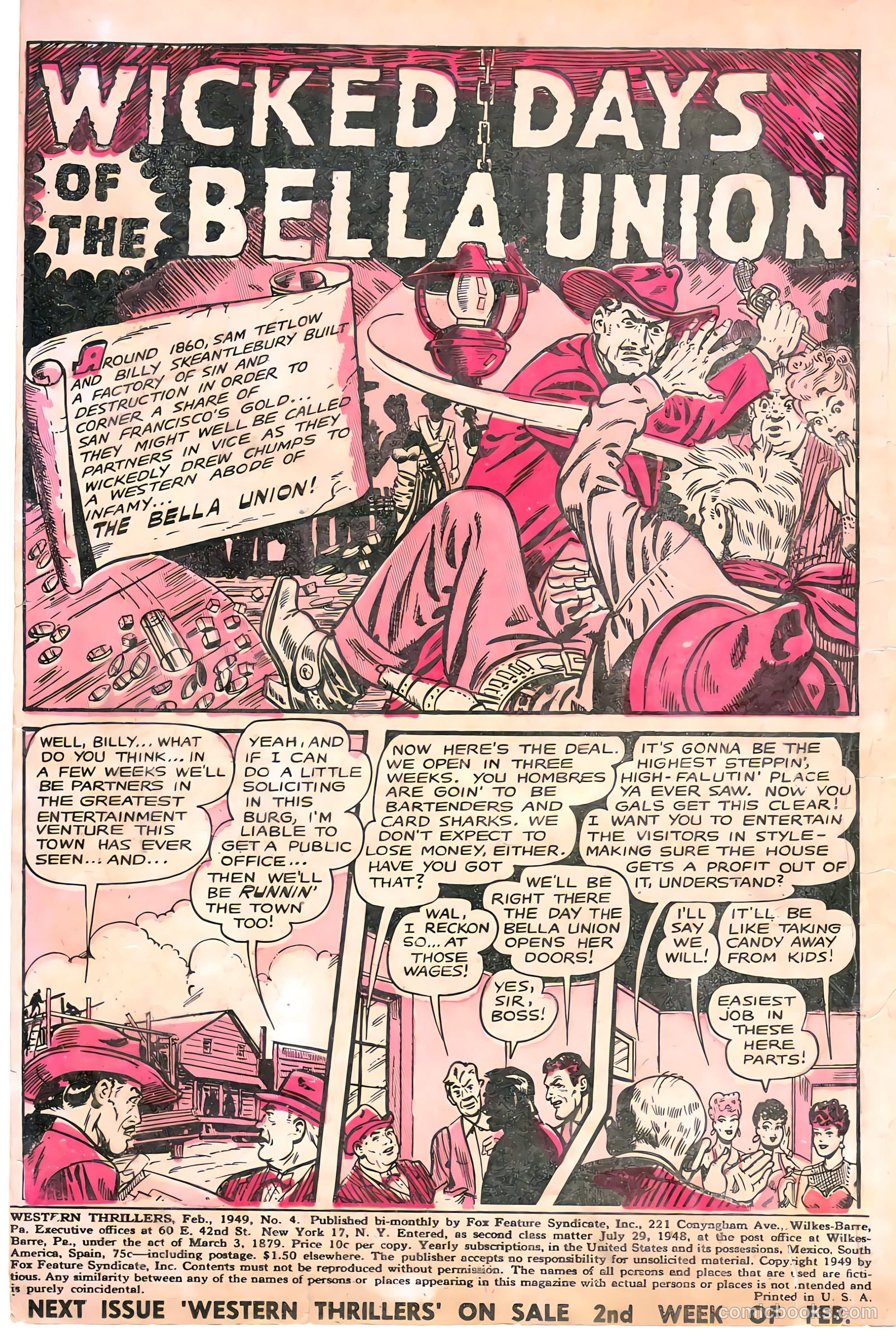 Western Thrillers #4 (1949) — page 2 of 36