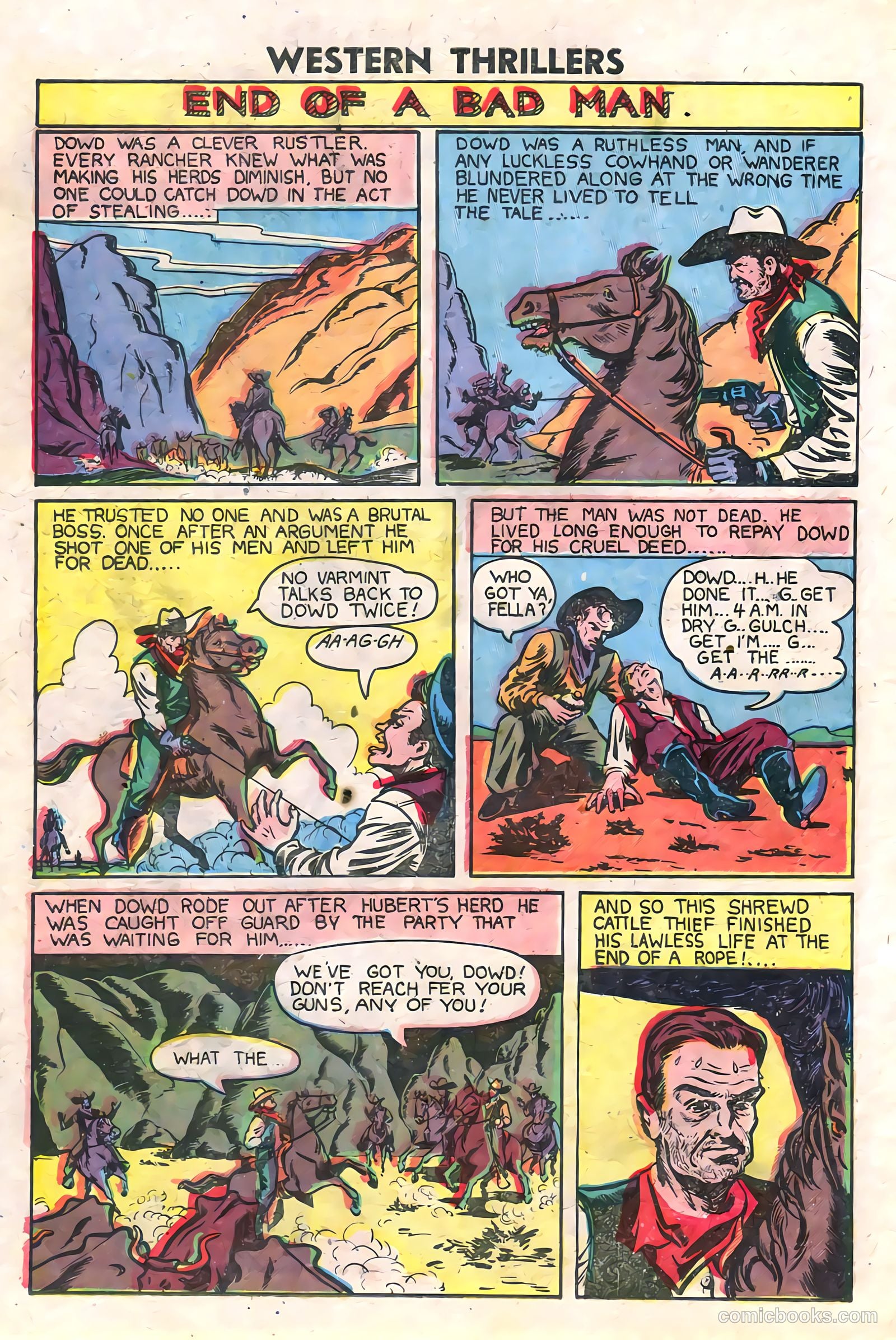 Western Thrillers #4 (1949) — page 30 of 36