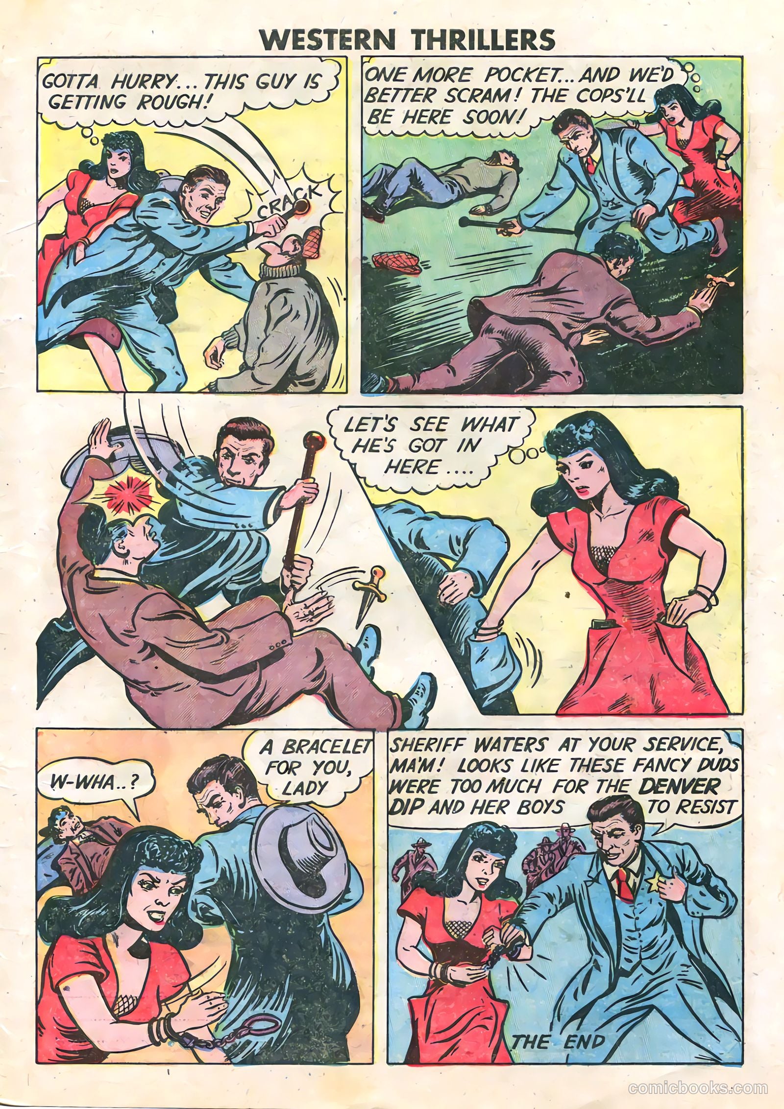 Western Thrillers #4 (1949) — page 33 of 36