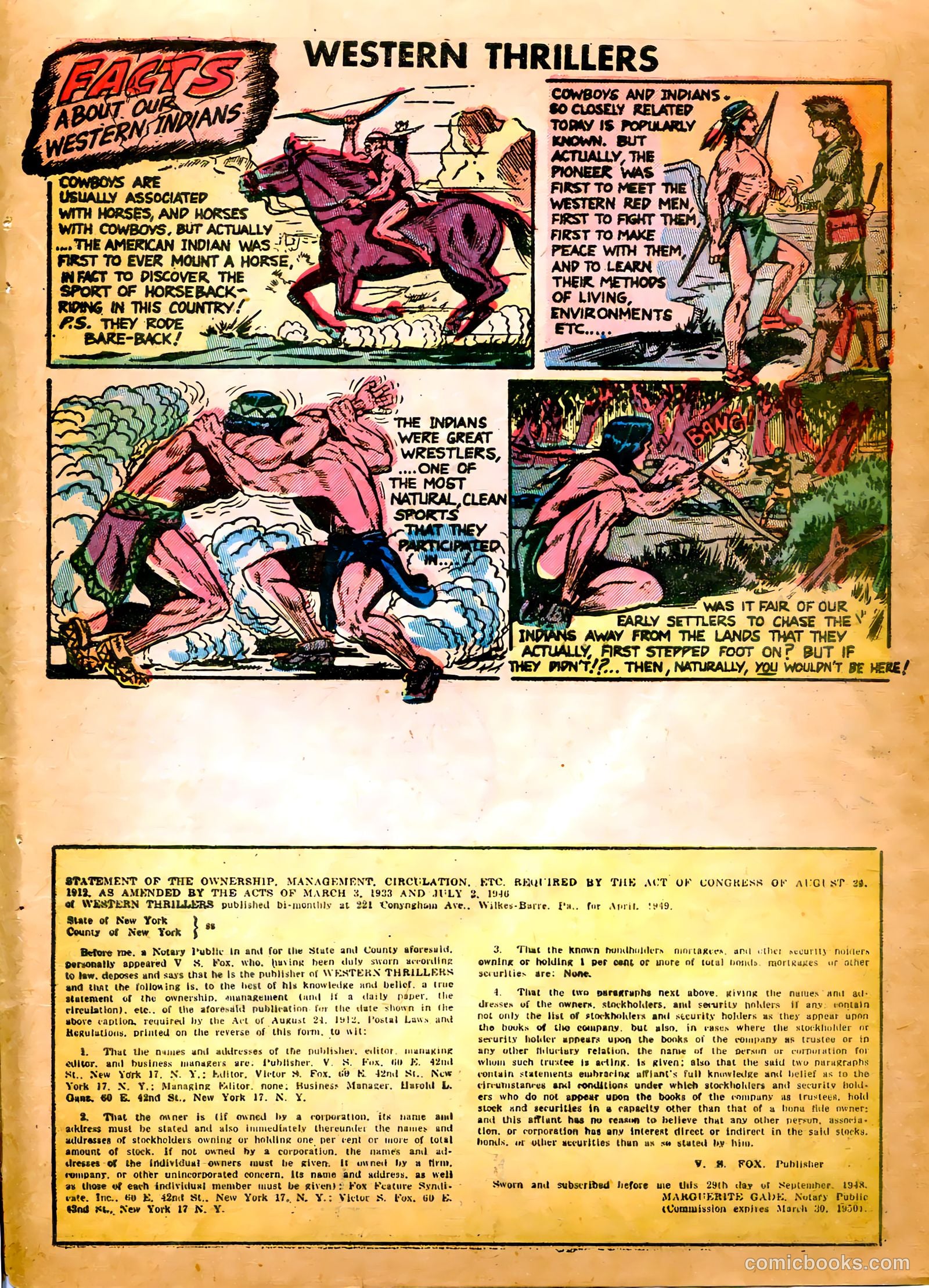 Western Thrillers #5 (1949) — page 33 of 36