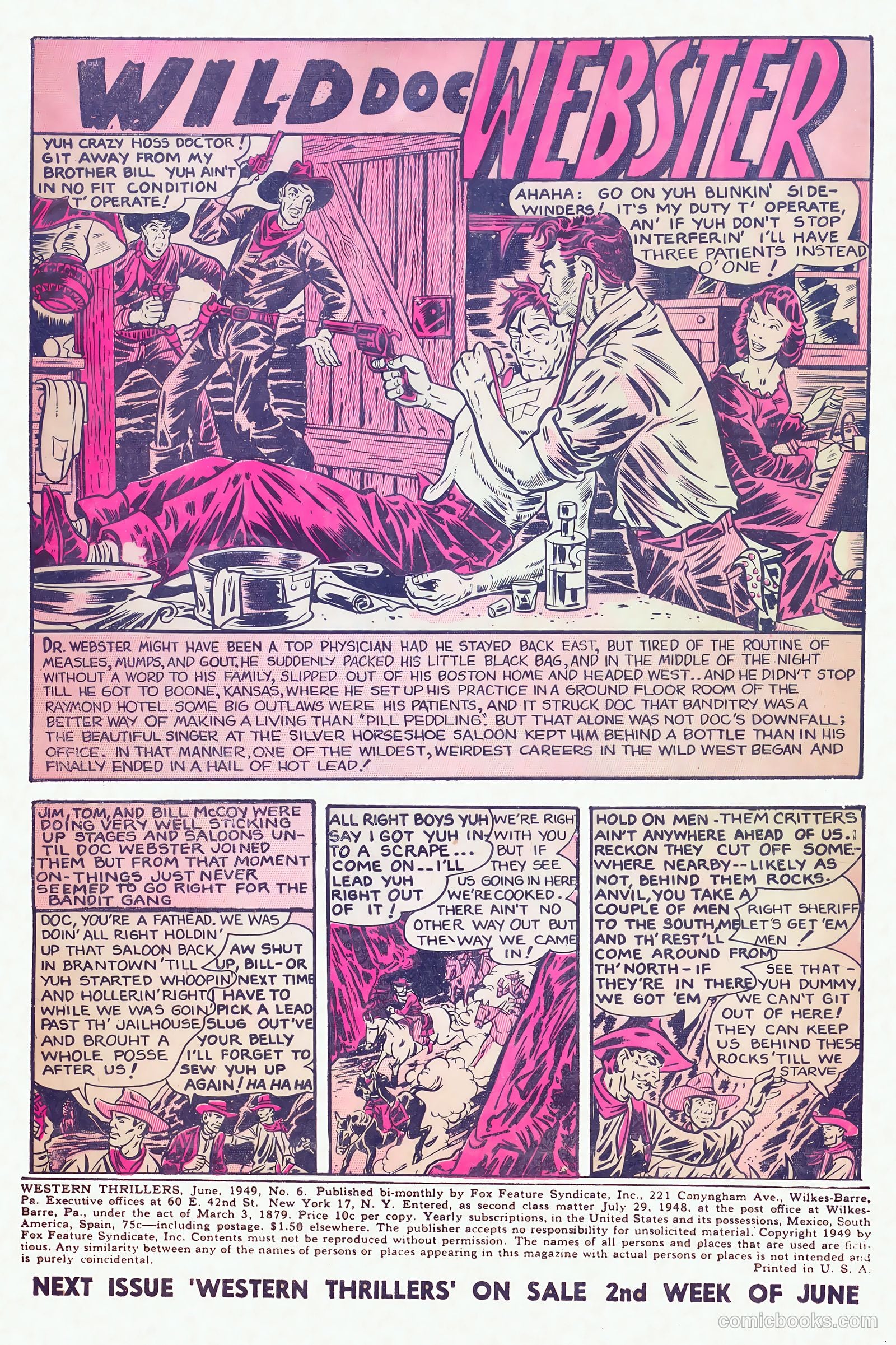 Western Thrillers #6 (1949) — page 2 of 36