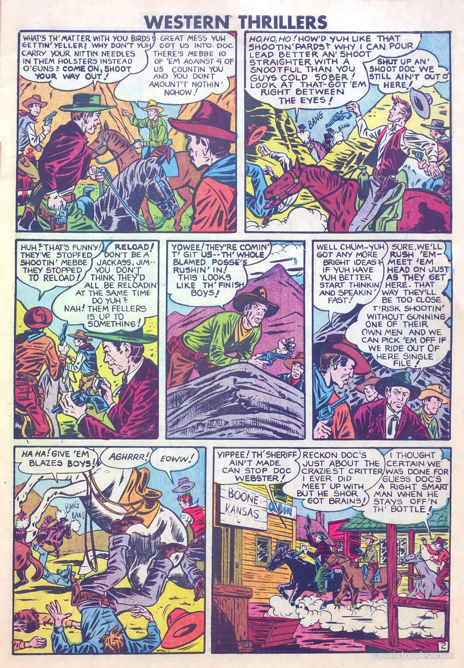 Western Thrillers #6 (1949) — page 3 of 36