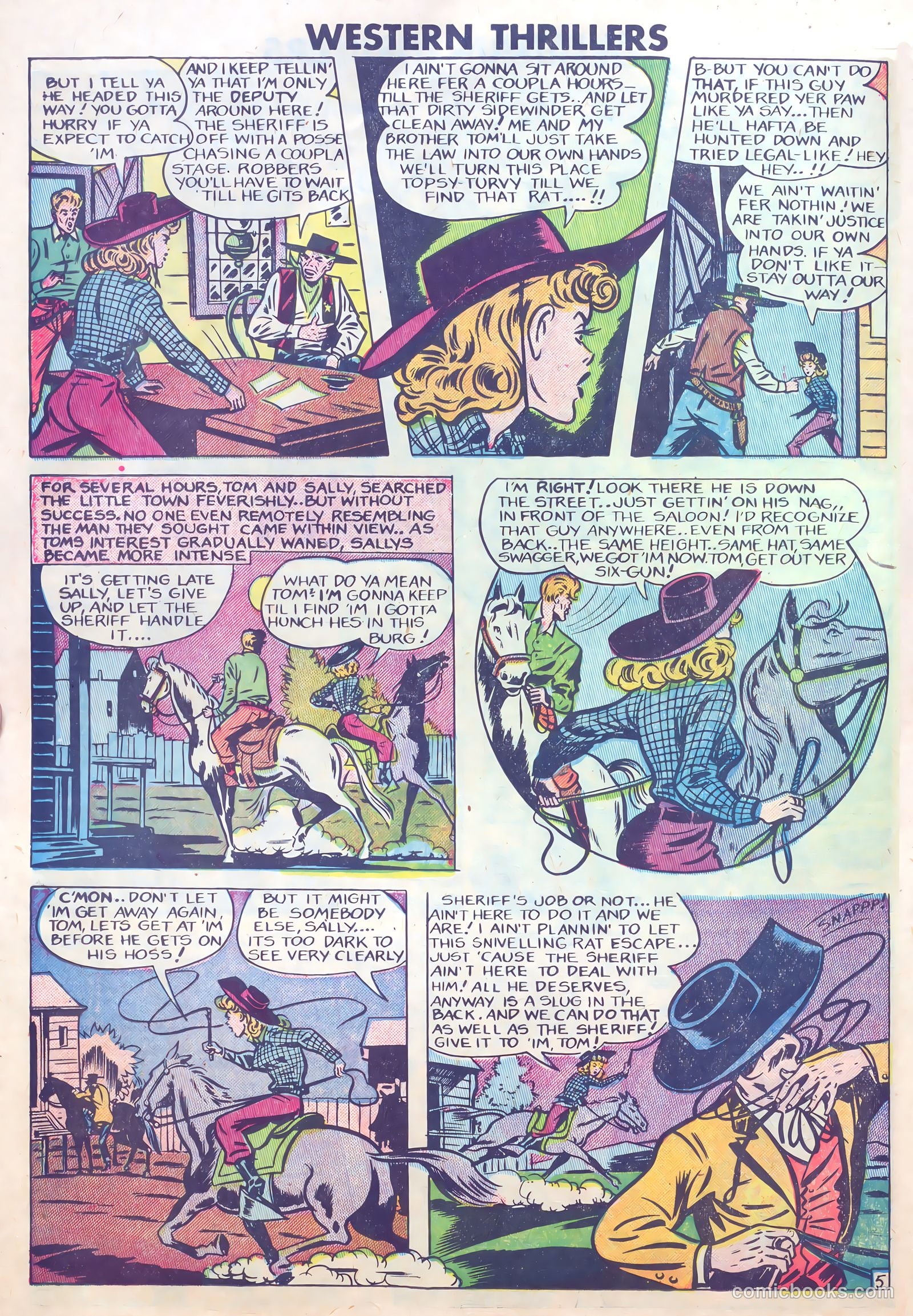 Western Thrillers #6 (1949) — page 16 of 36
