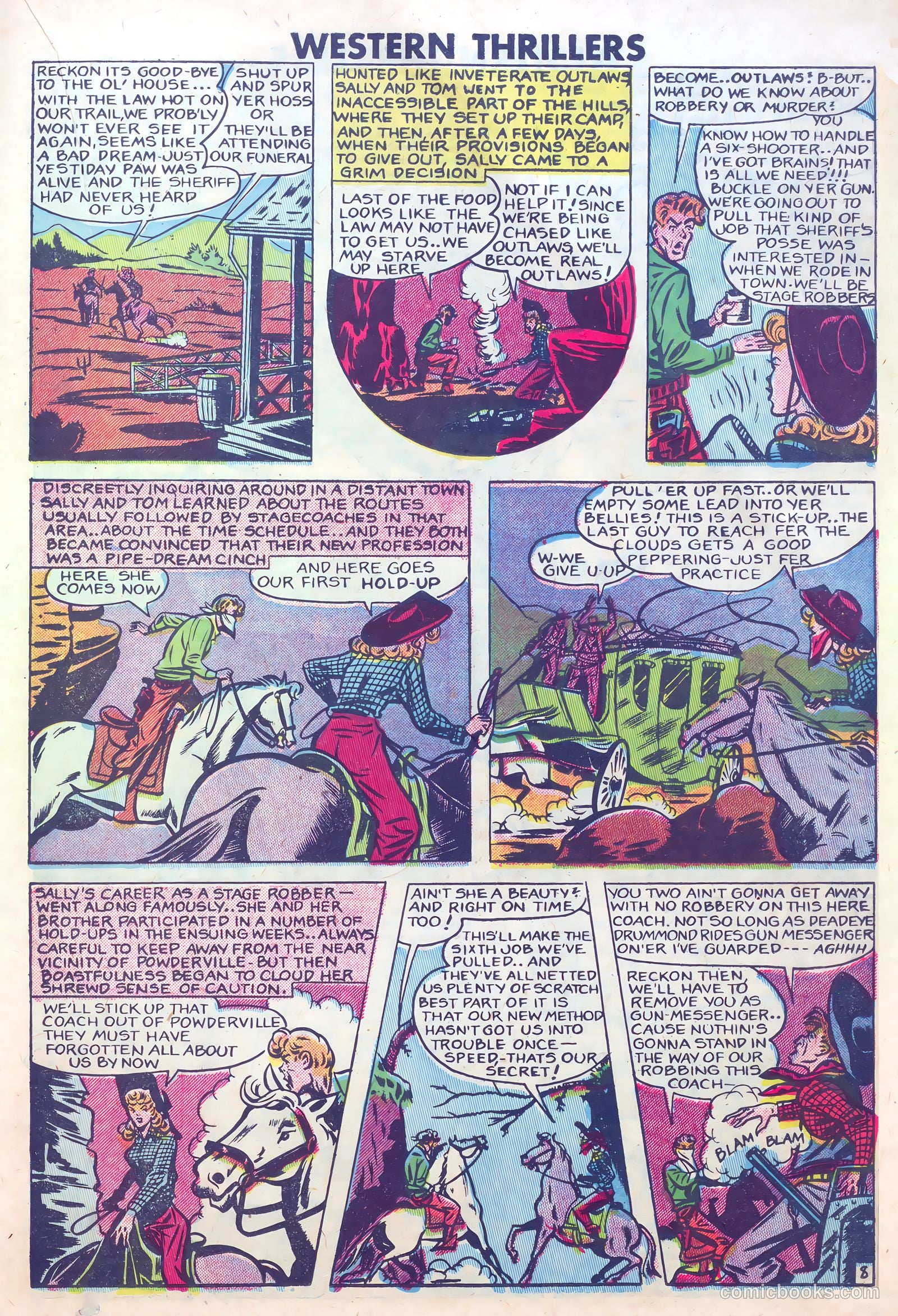 Western Thrillers #6 (1949) — page 19 of 36