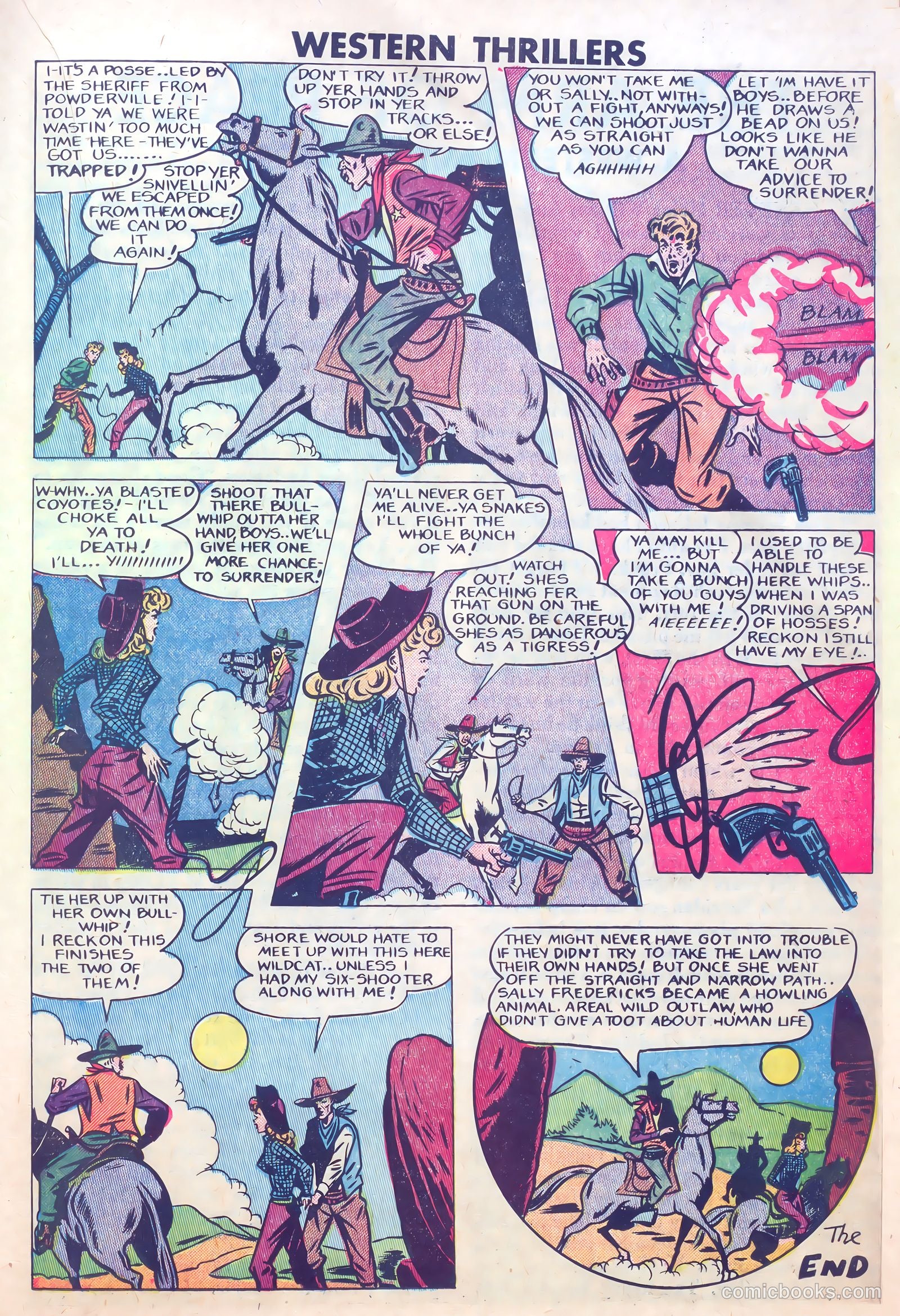 Western Thrillers #6 (1949) — page 21 of 36