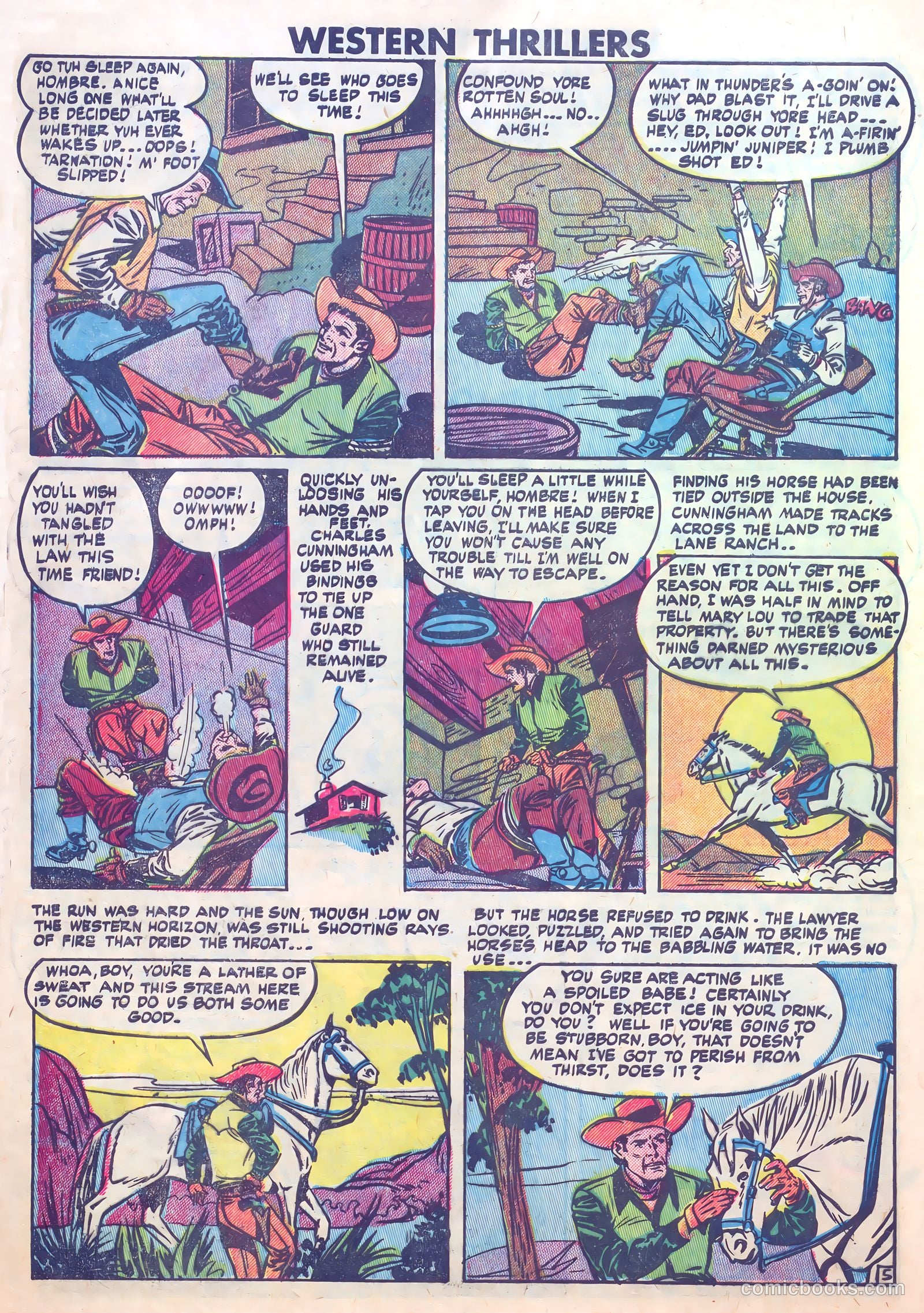 Western Thrillers #6 (1949) — page 28 of 36