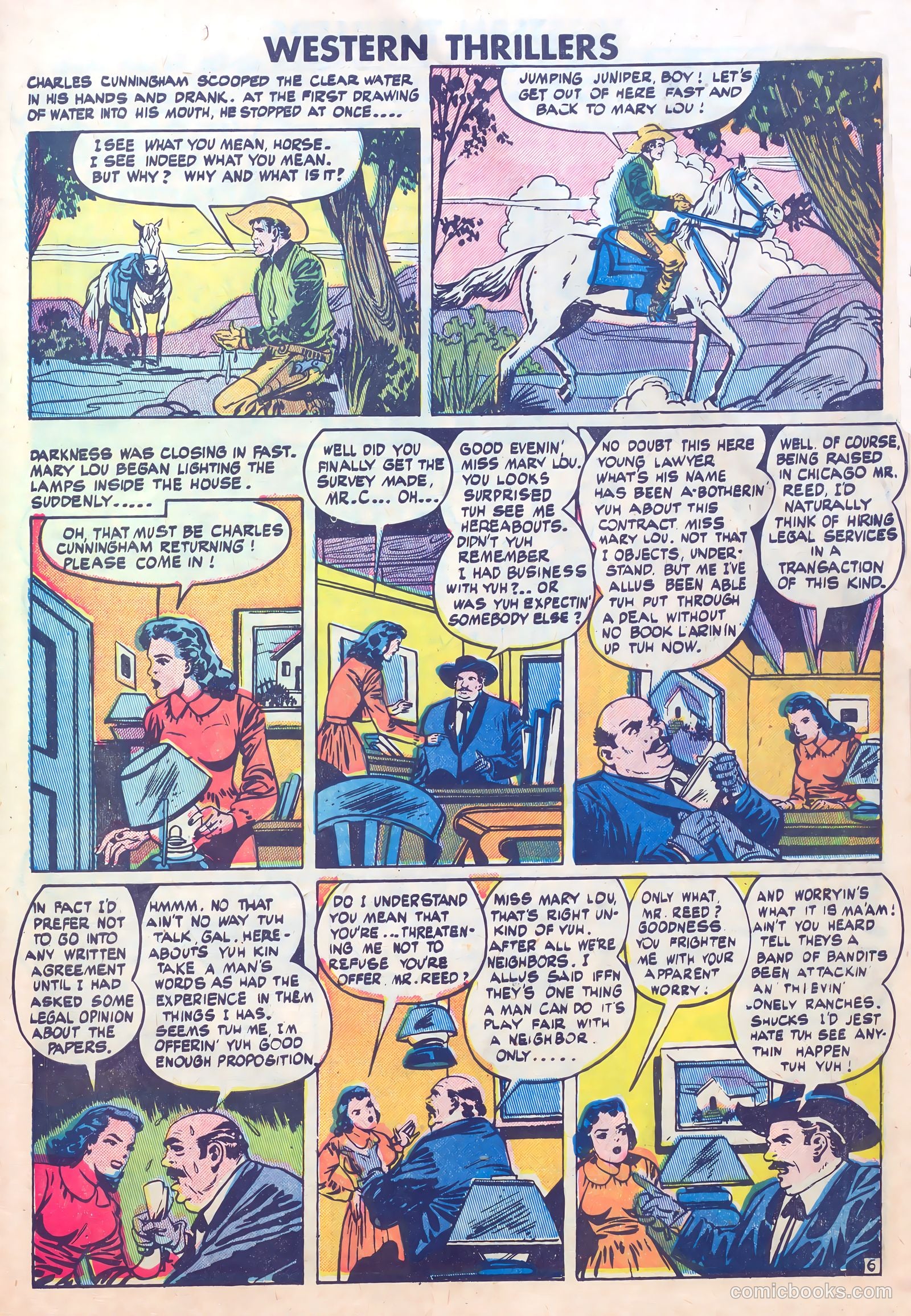 Western Thrillers #6 (1949) — page 29 of 36