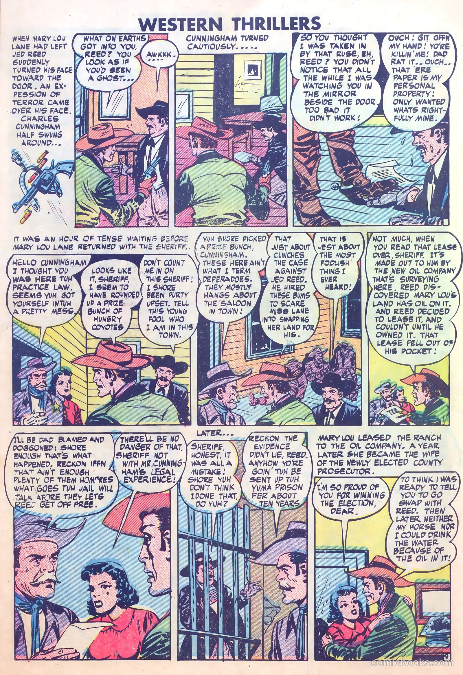 Western Thrillers #6 (1949) — page 32 of 36