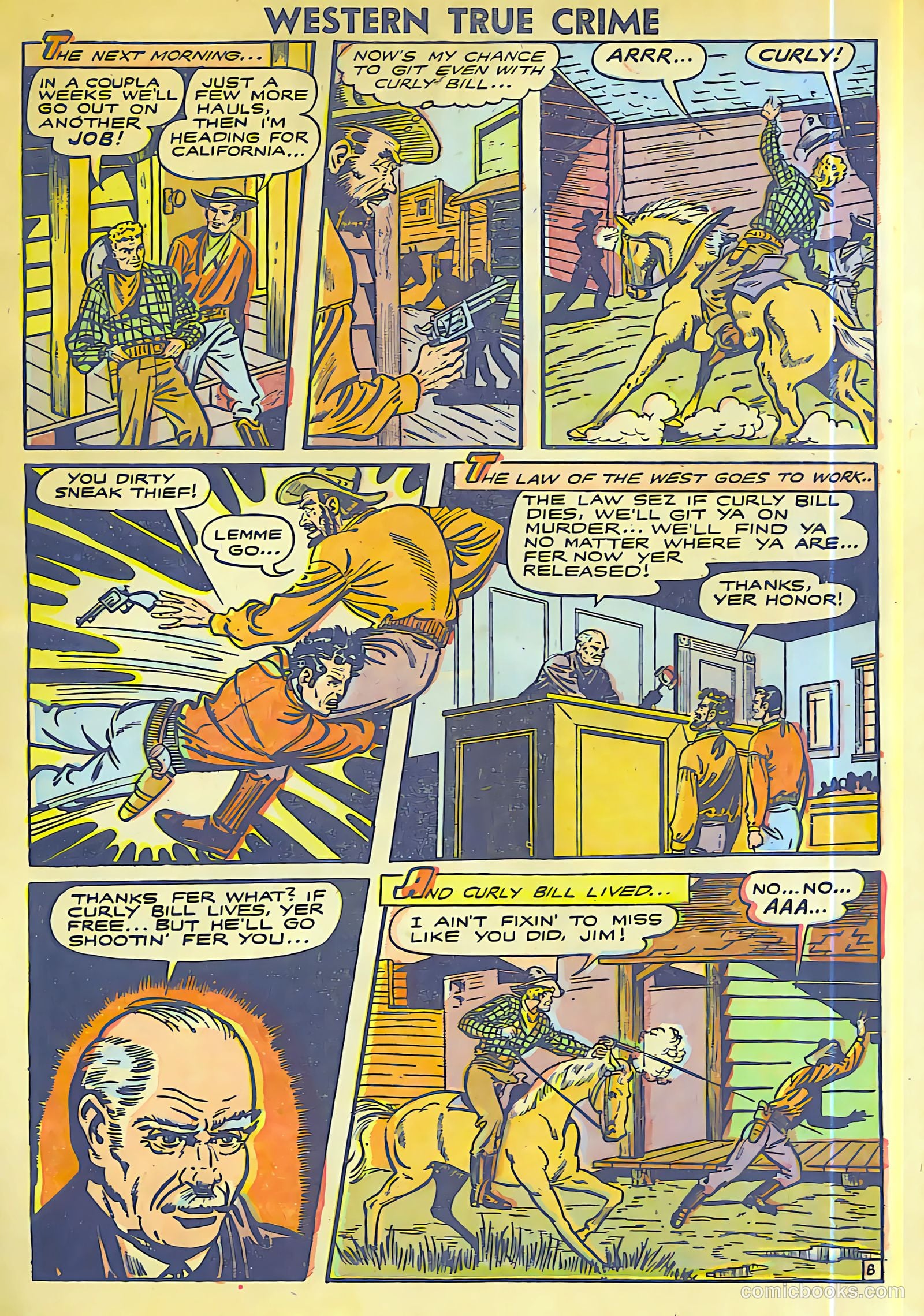 Western True Crime #15 (1948) — page 9 of 36