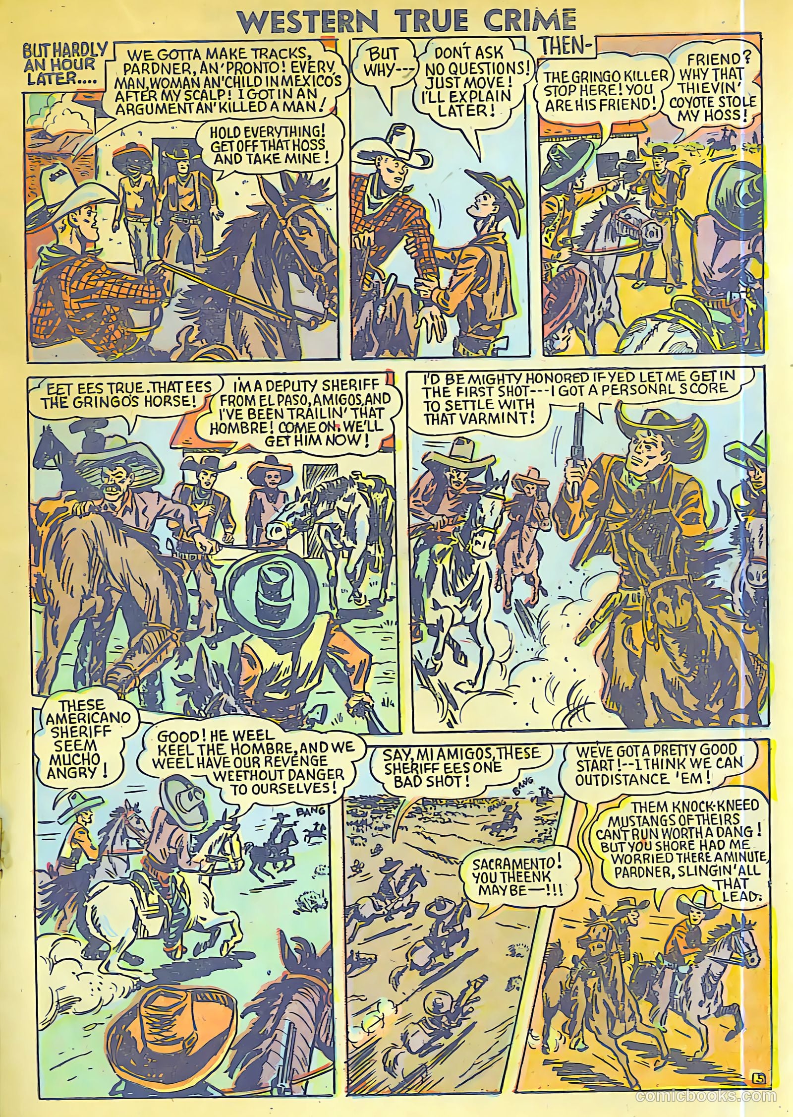 Western True Crime #15 (1948) — page 17 of 36