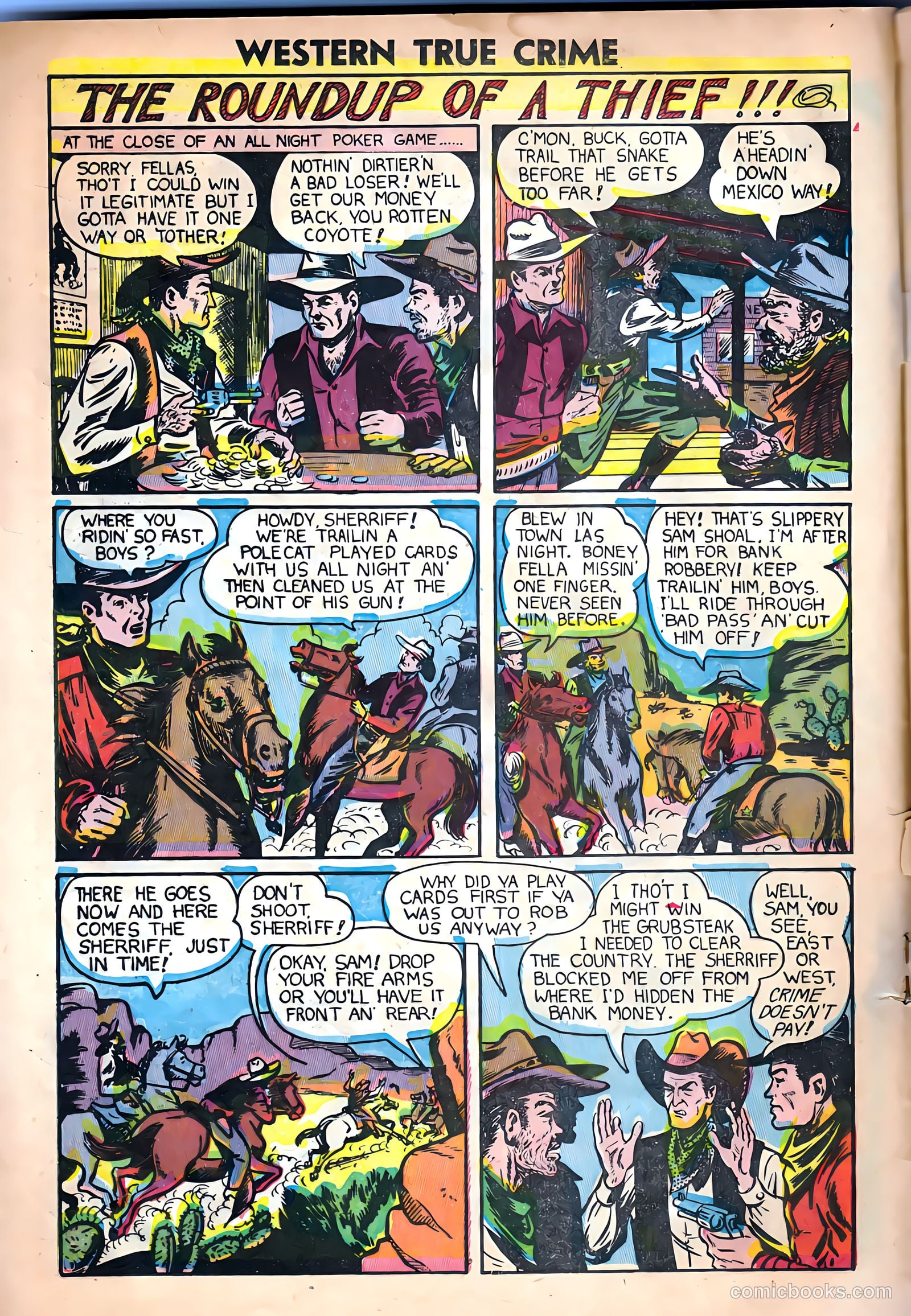 Western True Crime #16 (1948) — page 14 of 38