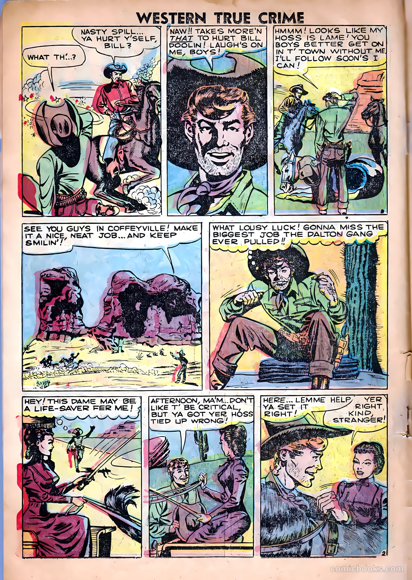 Western True Crime #16 (1948) — page 16 of 38