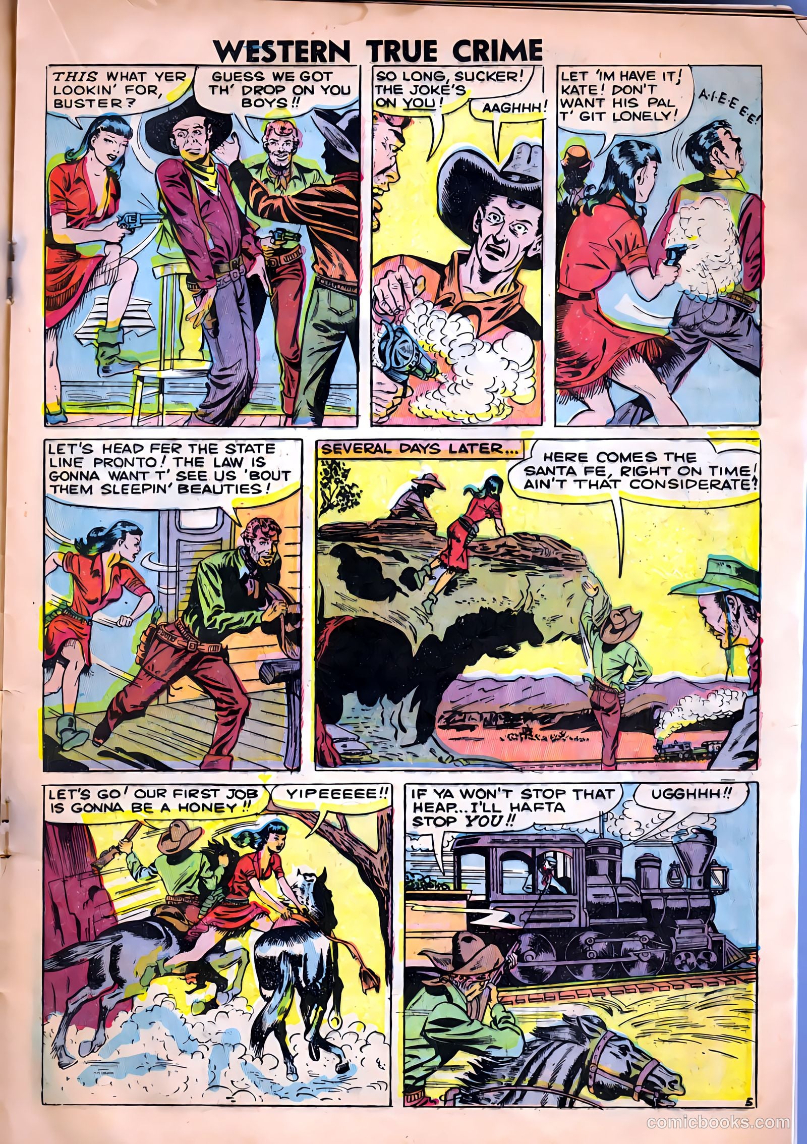 Western True Crime #16 (1948) — page 19 of 38